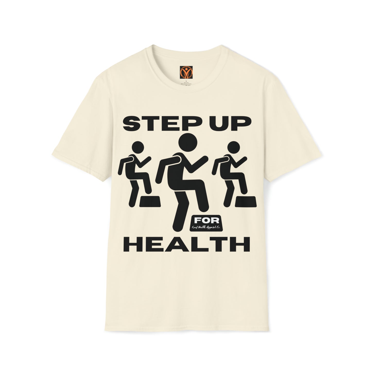 Health Matters Step Up For Health Unisex Soft Style T-Shirt.