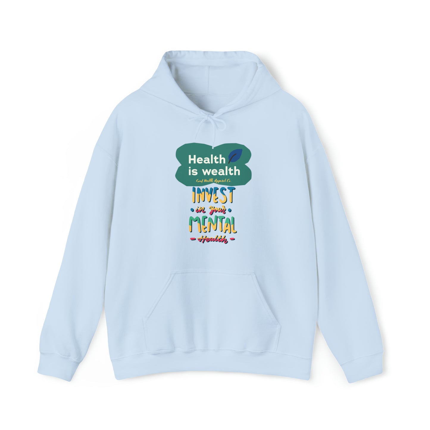 Health Matters Invest in your Mental Health Unisex Heavy Blend™ Hooded Sweatshirt