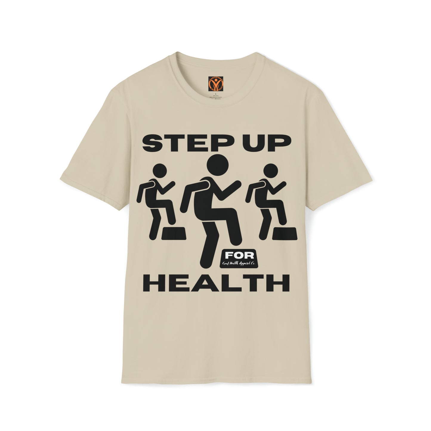 Health Matters Step Up For Health Unisex Soft Style T-Shirt.