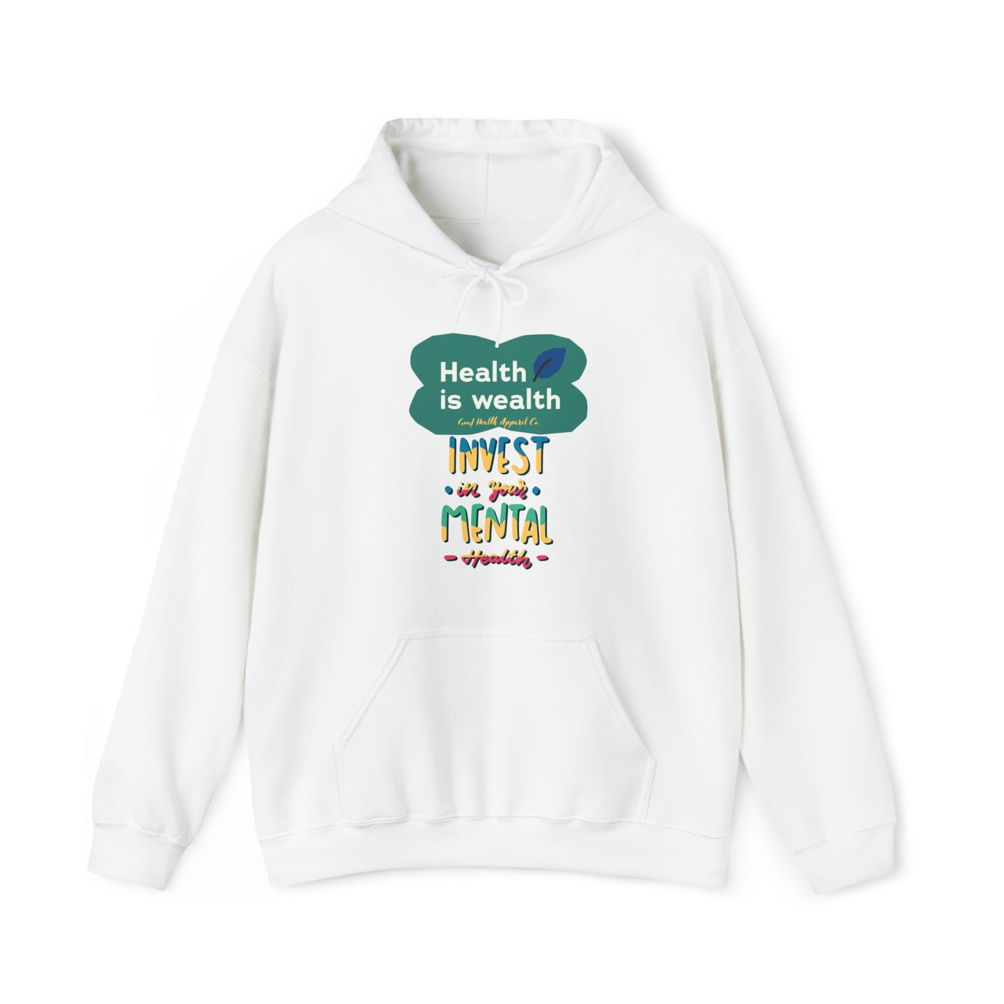 Health Matters Invest in your Mental Health Unisex Heavy Blend™ Hooded Sweatshirt