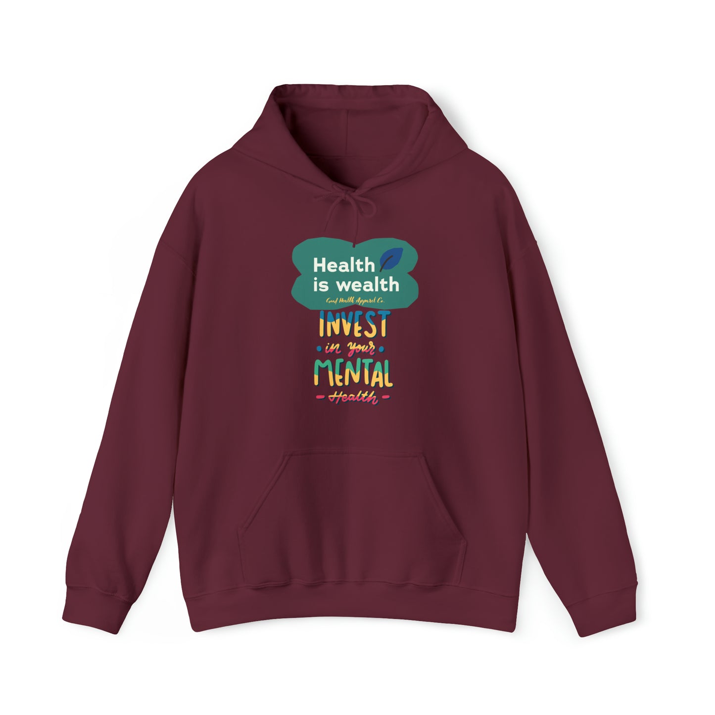 Health Matters Invest in your Mental Health Unisex Heavy Blend™ Hooded Sweatshirt
