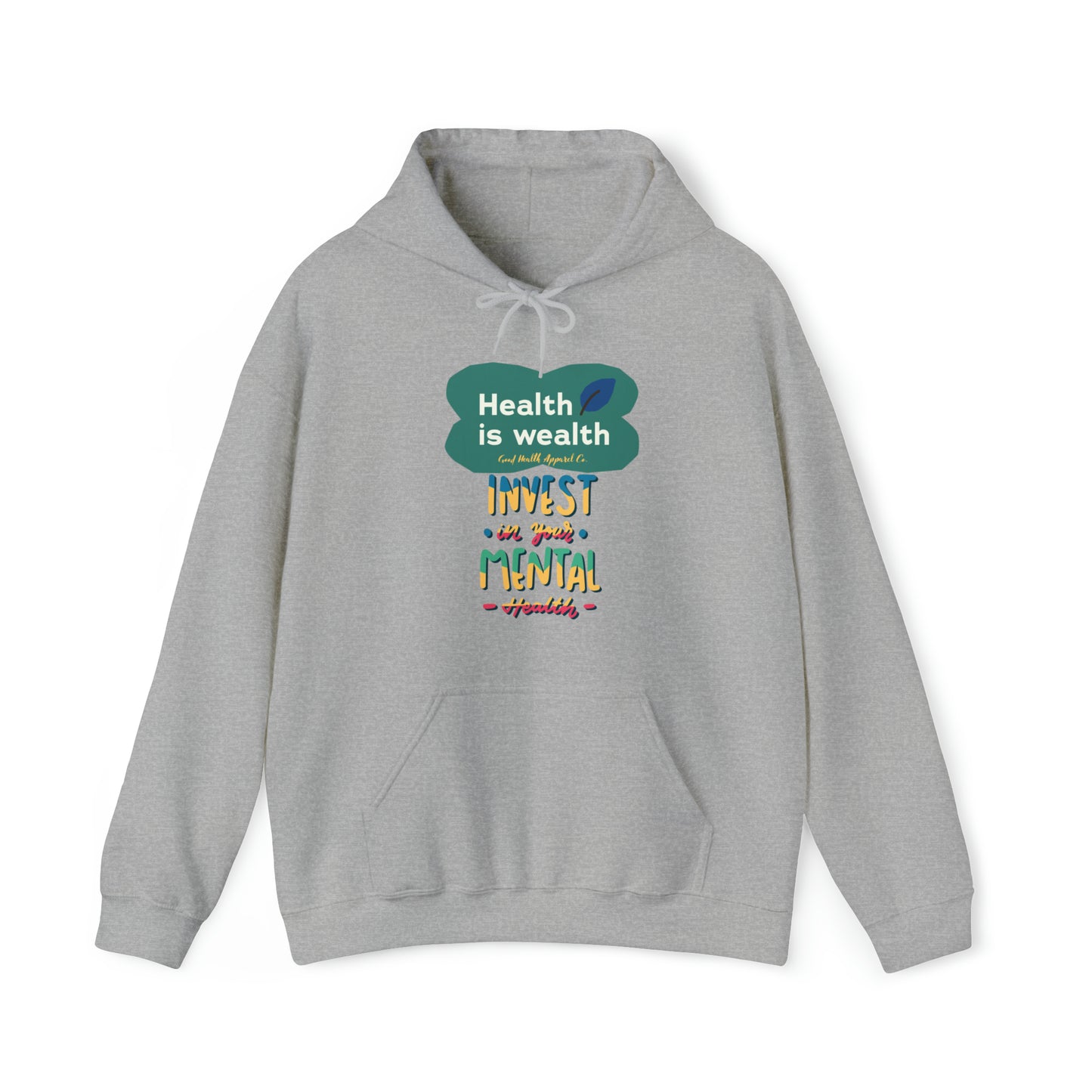 Health Matters Invest in your Mental Health Unisex Heavy Blend™ Hooded Sweatshirt