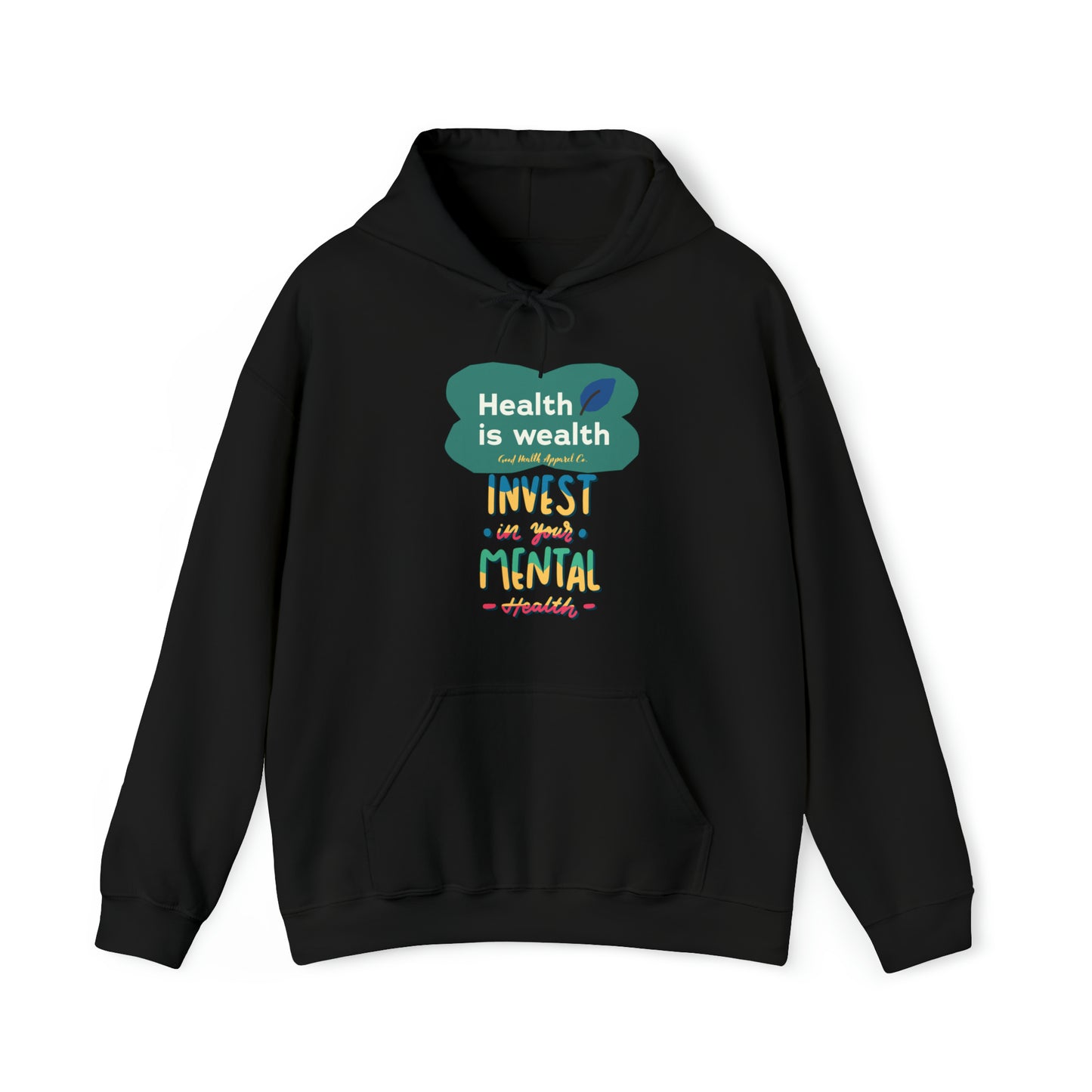 Health Matters Invest in your Mental Health Unisex Heavy Blend™ Hooded Sweatshirt
