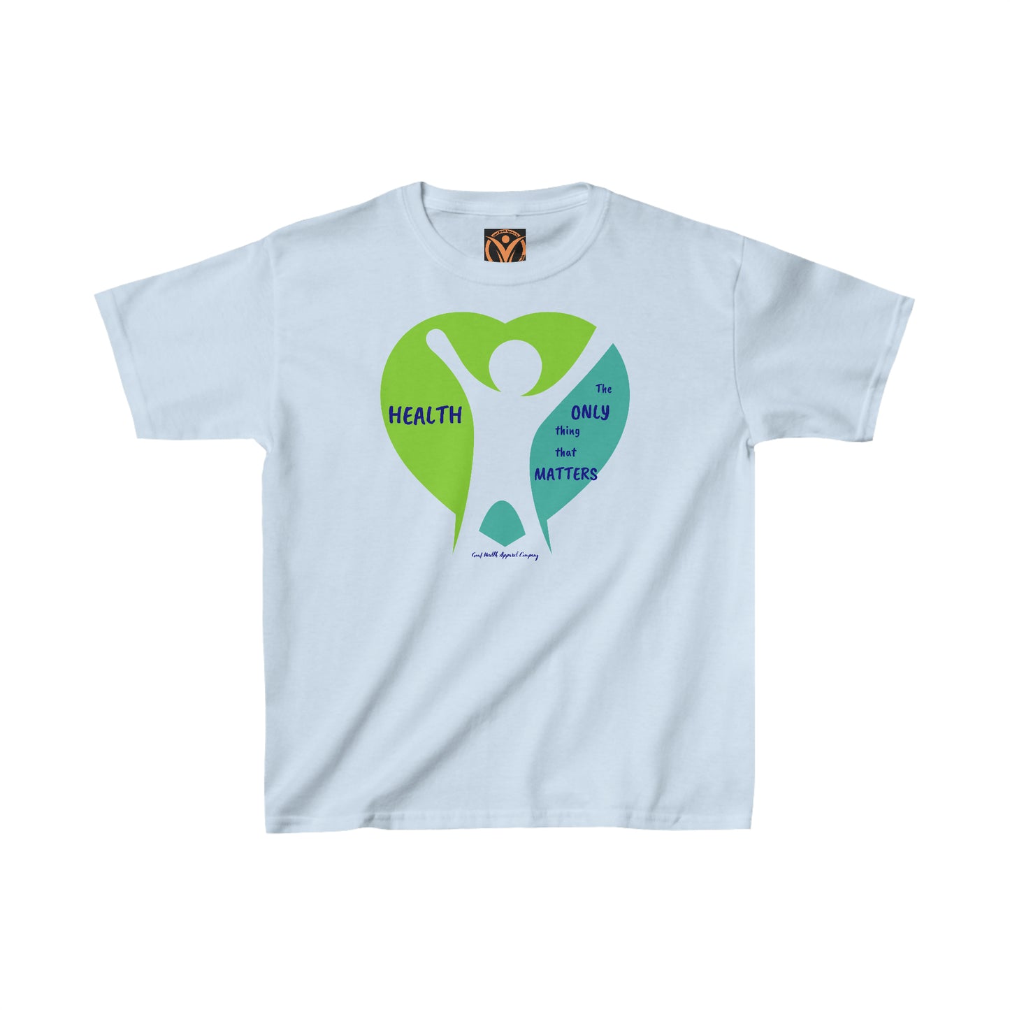 Health Matters "Health is the Only Thing that Matters" Kids Heavy Cotton™ Tee