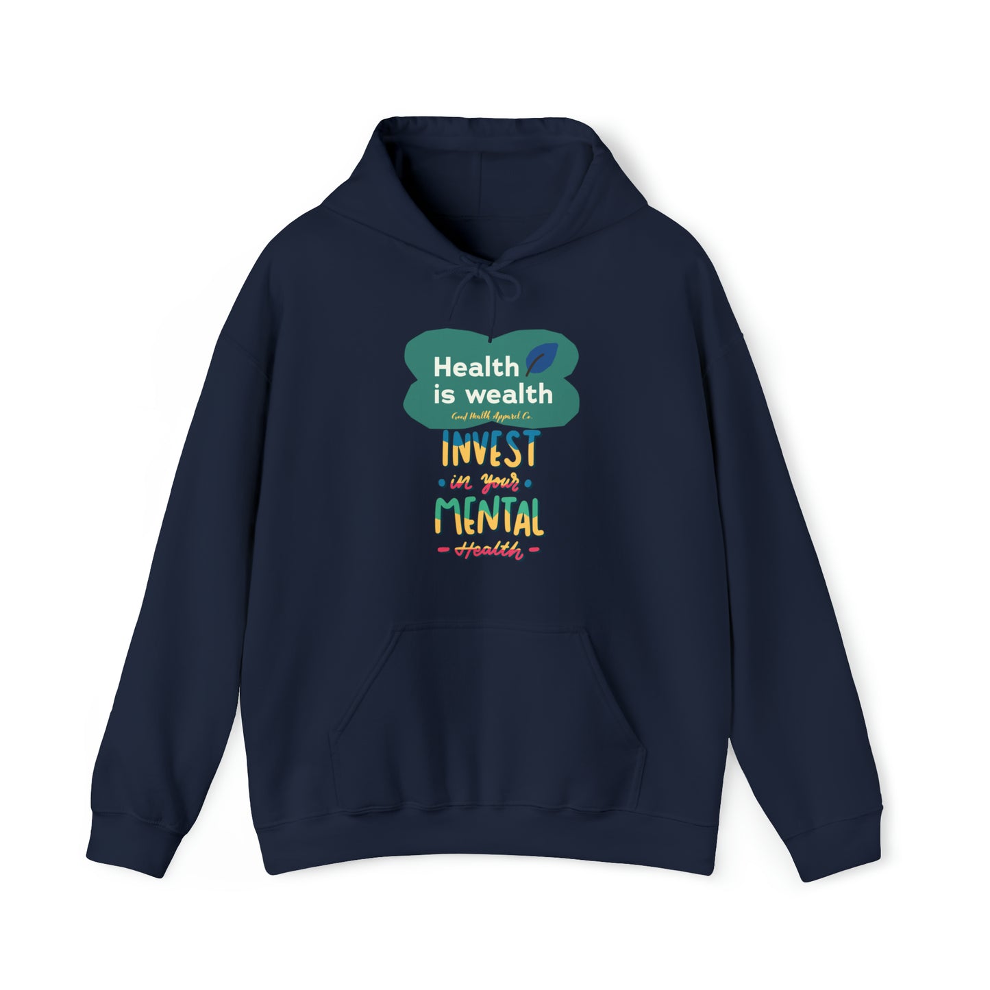 Health Matters Invest in your Mental Health Unisex Heavy Blend™ Hooded Sweatshirt
