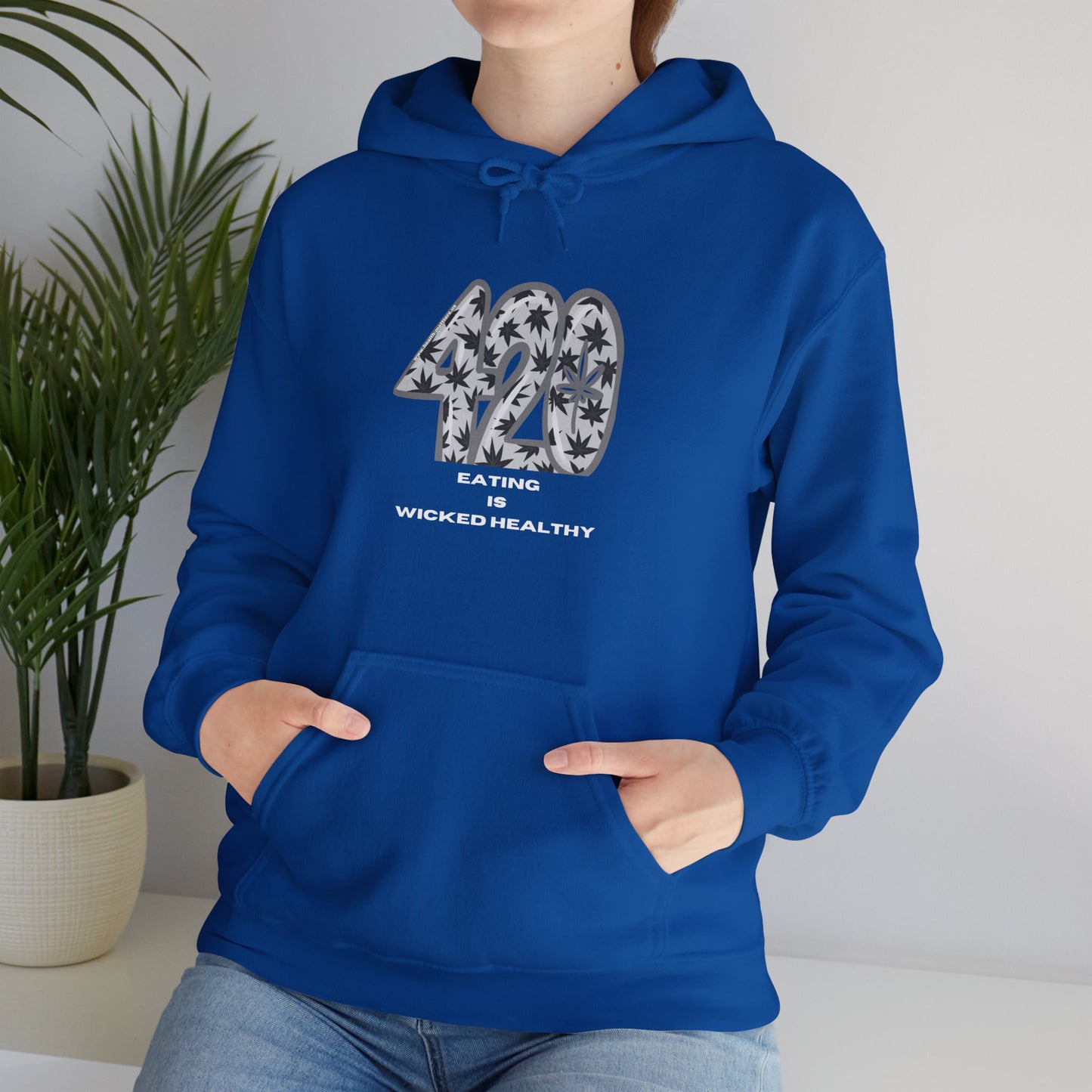 Health Matters Cannabis Collectibles Eat THC is Wicked Healthy Unisex Hoodie