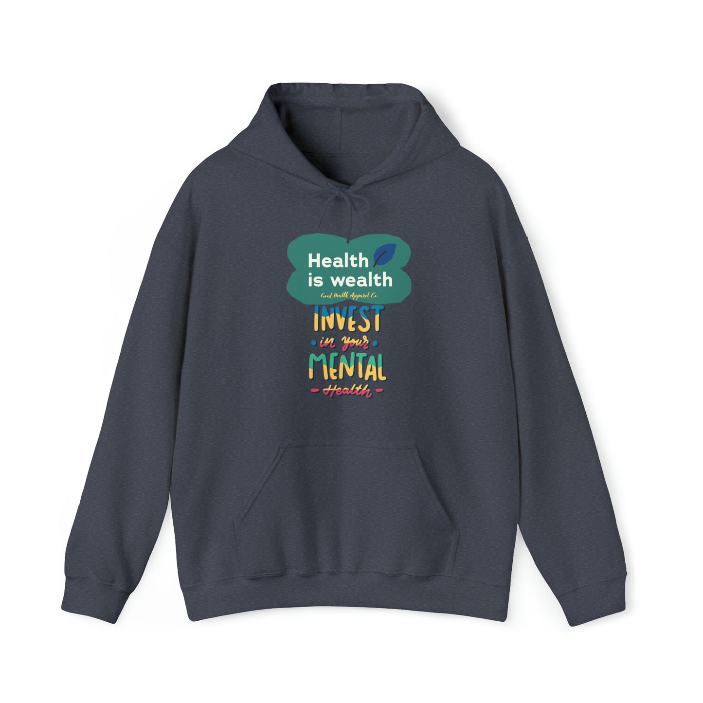 Health Matters Invest in your Mental Health Unisex Heavy Blend™ Hooded Sweatshirt