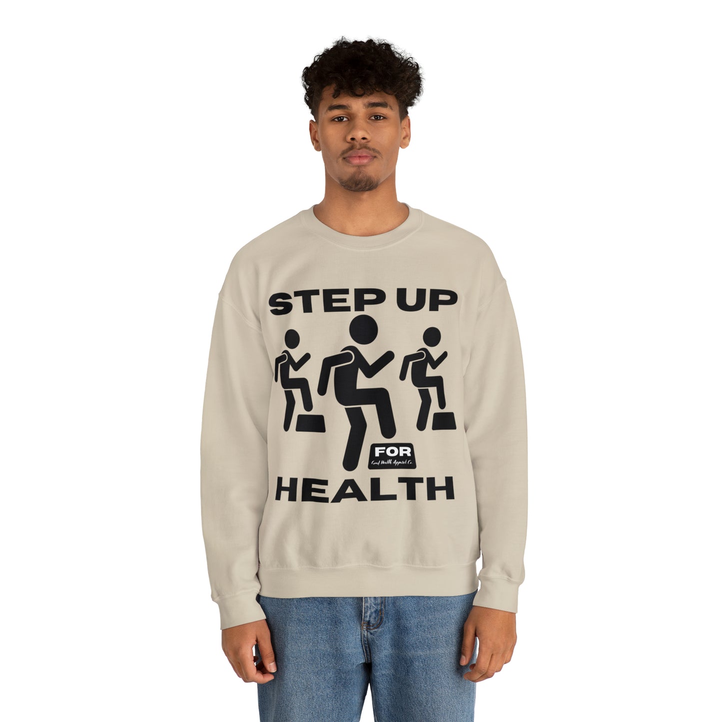 Health Matters Step Up for Health Unisex Heavy Blend™ Crewneck Sweatshirt