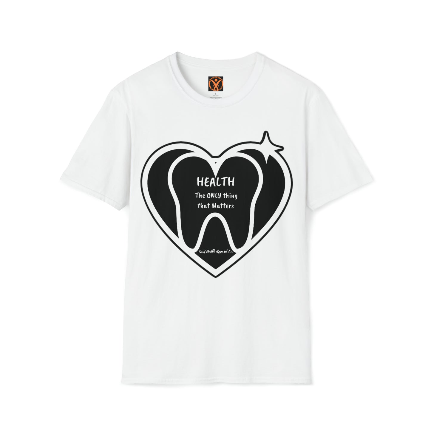 Health Matters Healthy Teeth Unisex Soft Cotton Tee