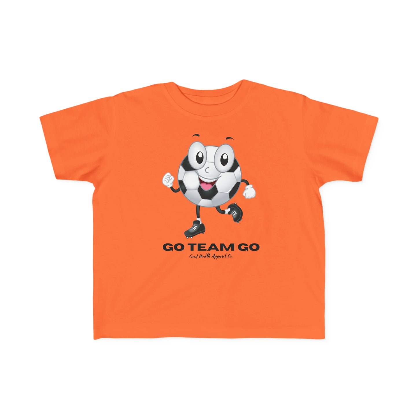 Health Matters Soccer "GO Team GO" Toddler's Fine Jersey Tee