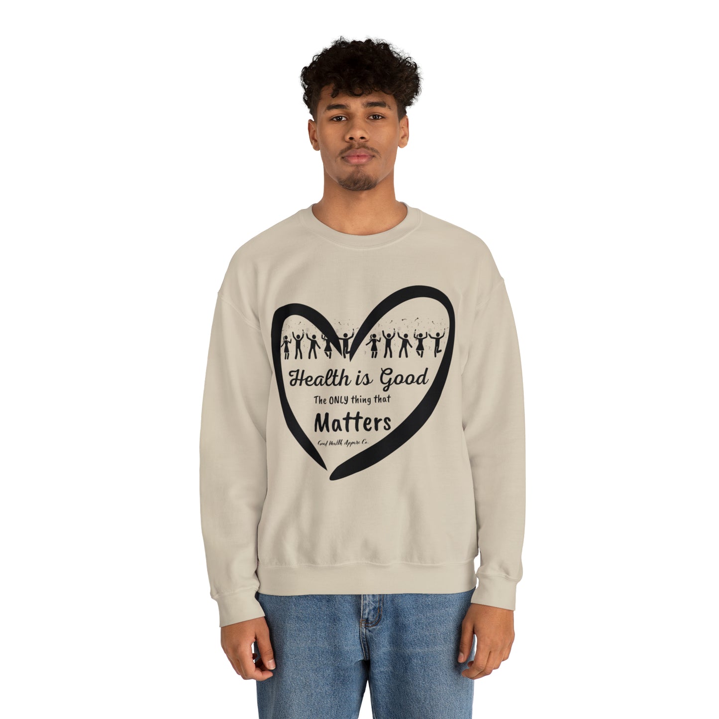 Health Matters Celebrating Health Unisex Crewneck Sweatshirt