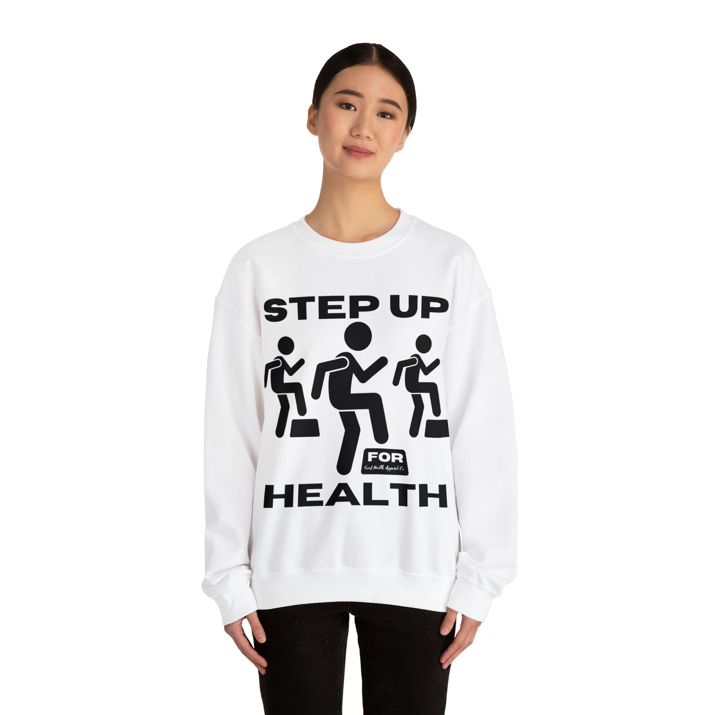 Health Matters Step Up for Health Unisex Heavy Blend™ Crewneck Sweatshirt