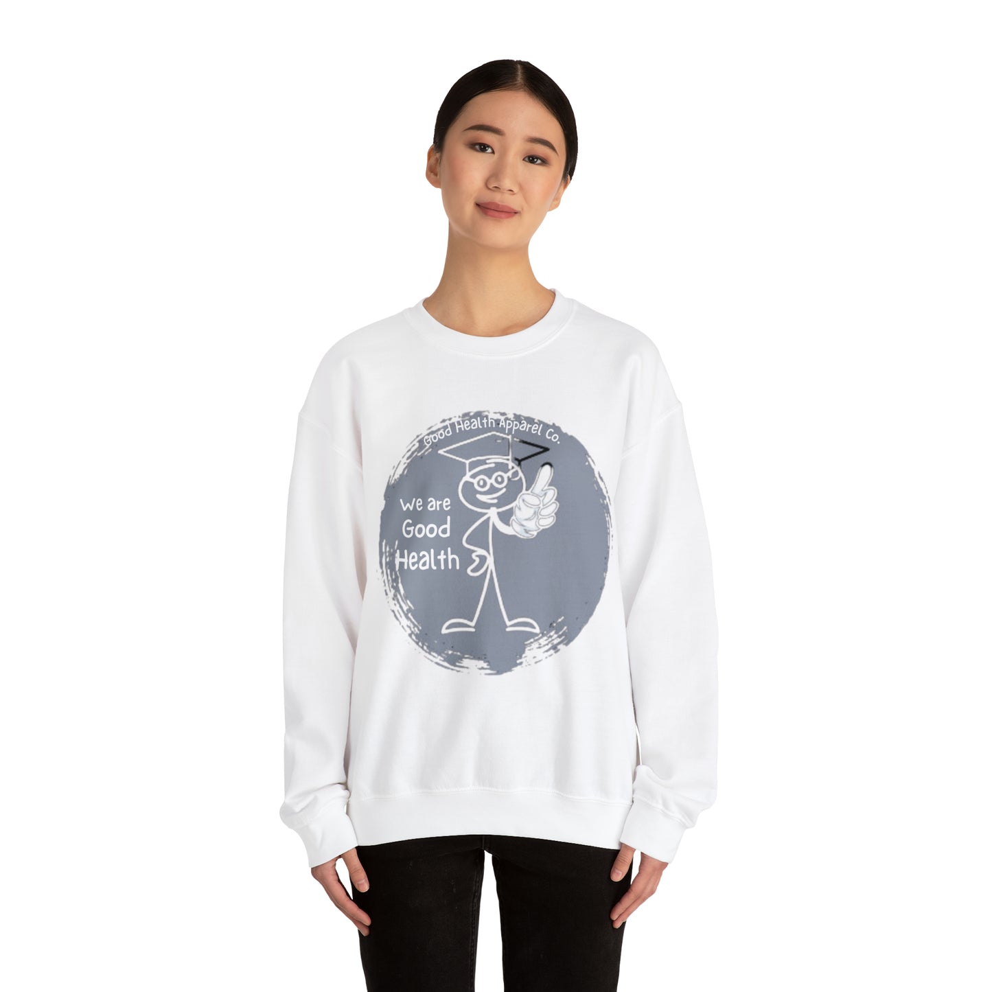 Health Matters We are Good Health Unisex Heavy Blend™ Crewneck Sweatshirt