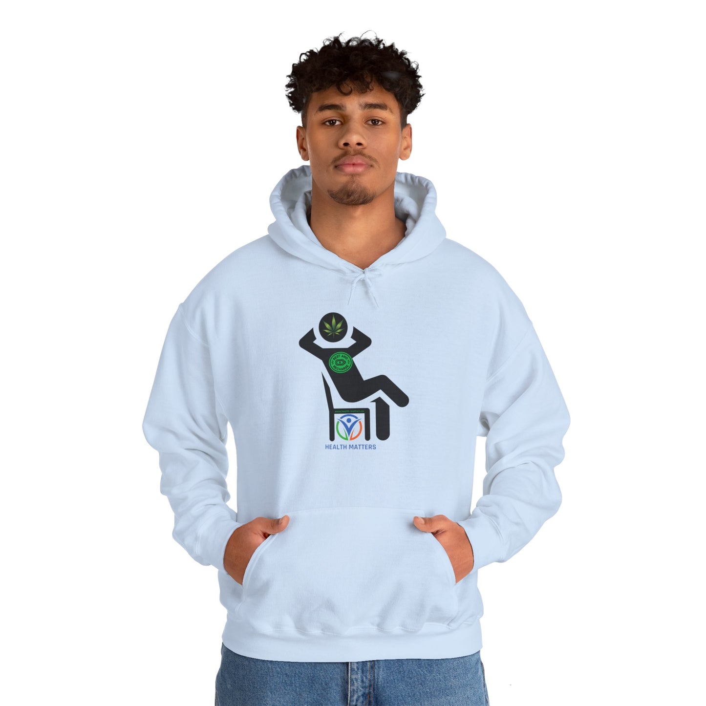 Health Matters Cannabis Unisex Heavy Blend™ Hooded Sweatshirt