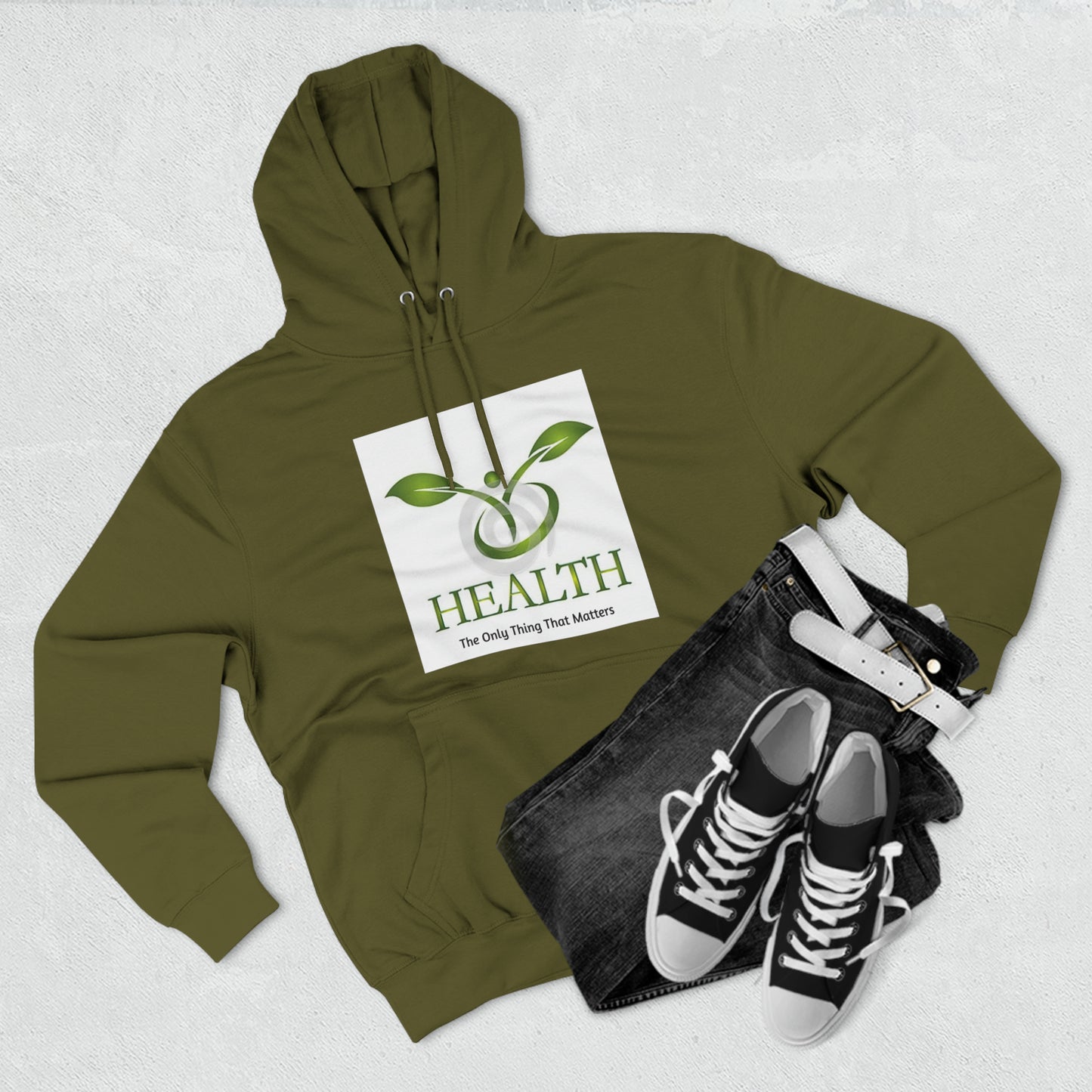 Health Matters The Only thing That Matters Plants Unisex Premium Pullover Hoodie