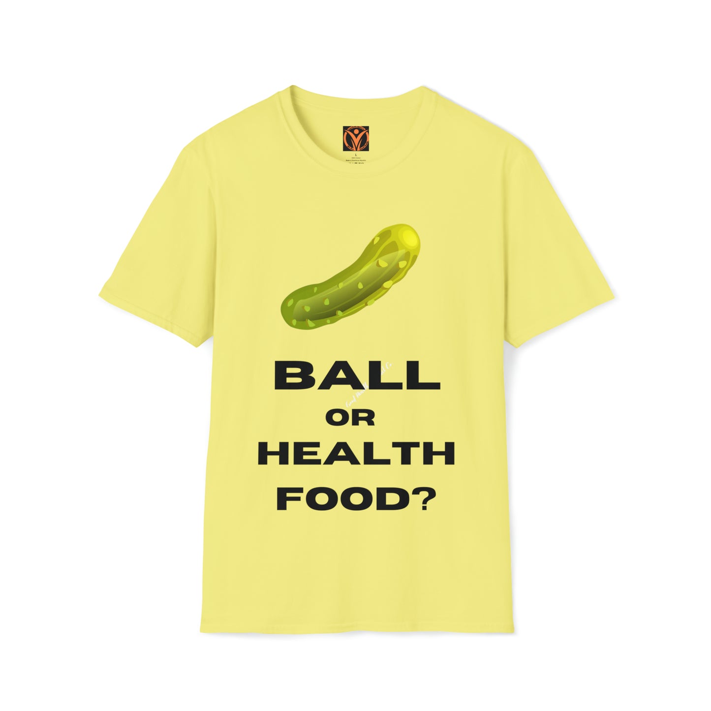 Health Matters Pickle Ball or Food? Unisex Soft Style T-Shirt