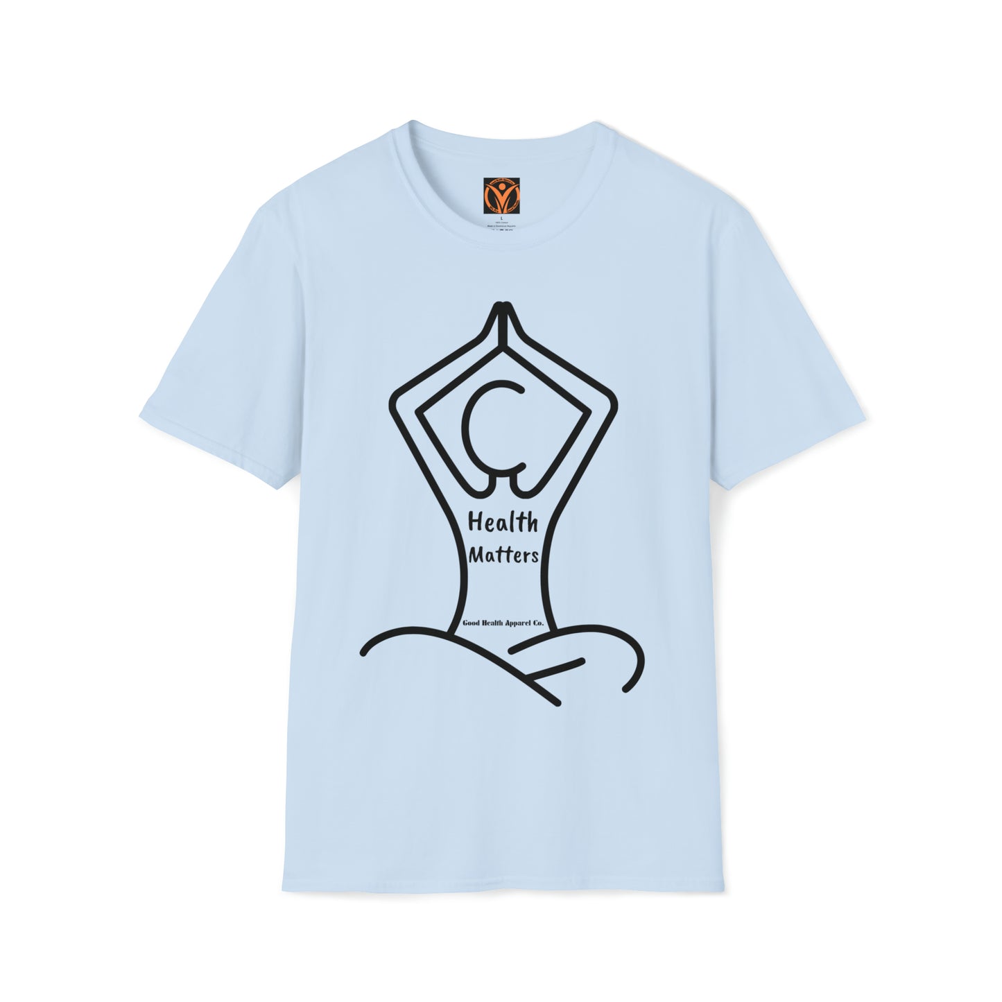 Health Matters Calming Yoga Unisex Soft Style T-Shirt