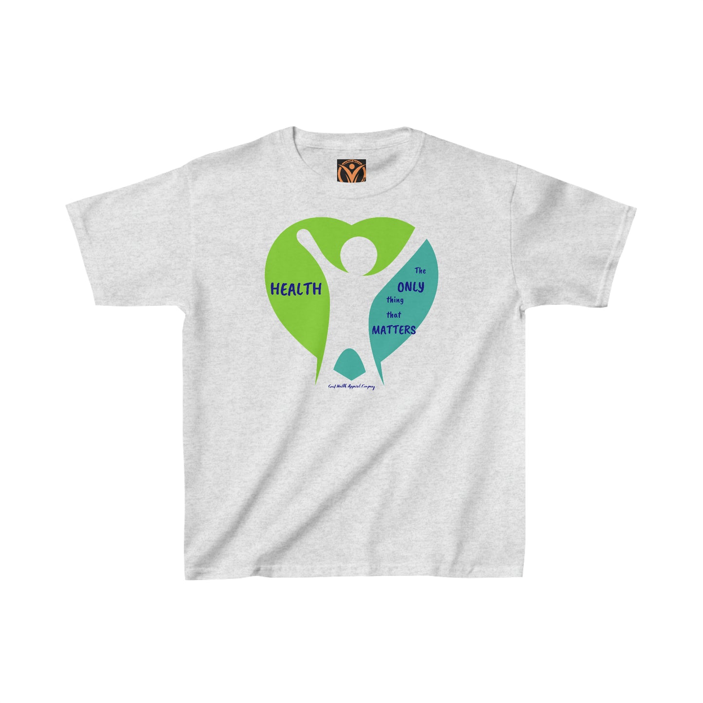 Health Matters "Health is the Only Thing that Matters" Kids Heavy Cotton™ Tee