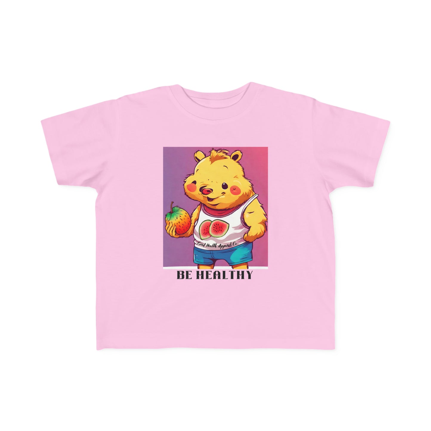 Health Matters "Be Healthy" Toddler's Fine Jersey Tee