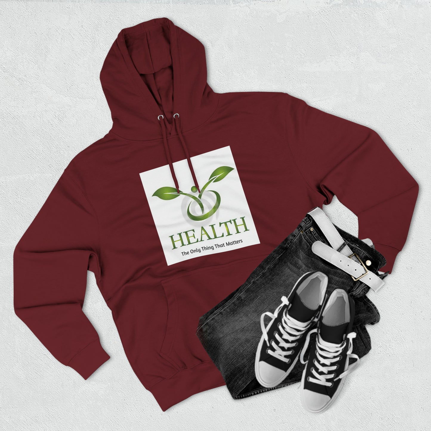 Health Matters The Only thing That Matters Plants Unisex Premium Pullover Hoodie