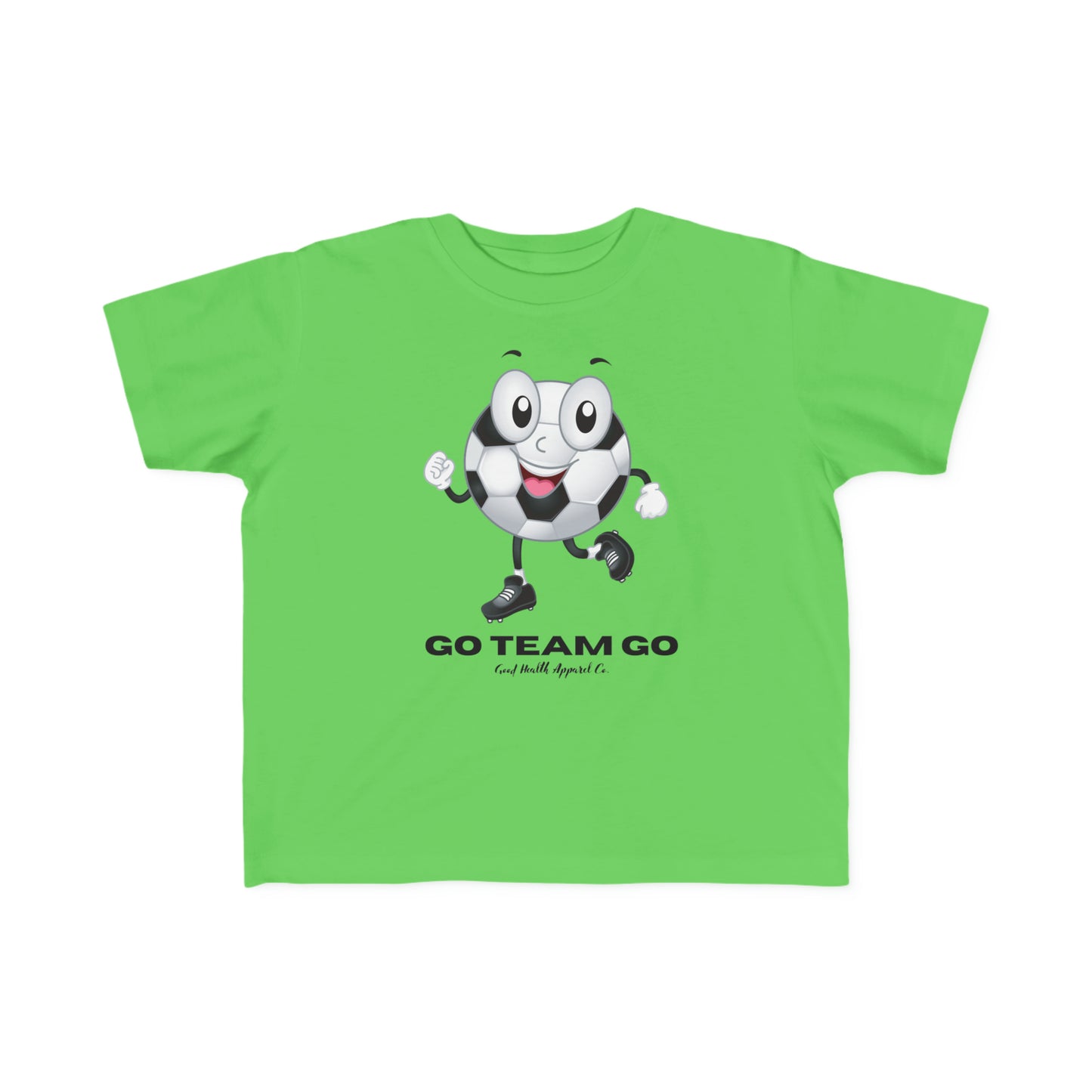 Health Matters Soccer "GO Team GO" Toddler's Fine Jersey Tee