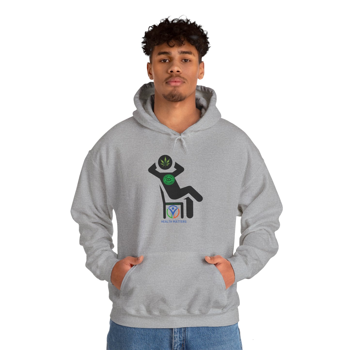 Health Matters Cannabis Unisex Heavy Blend™ Hooded Sweatshirt