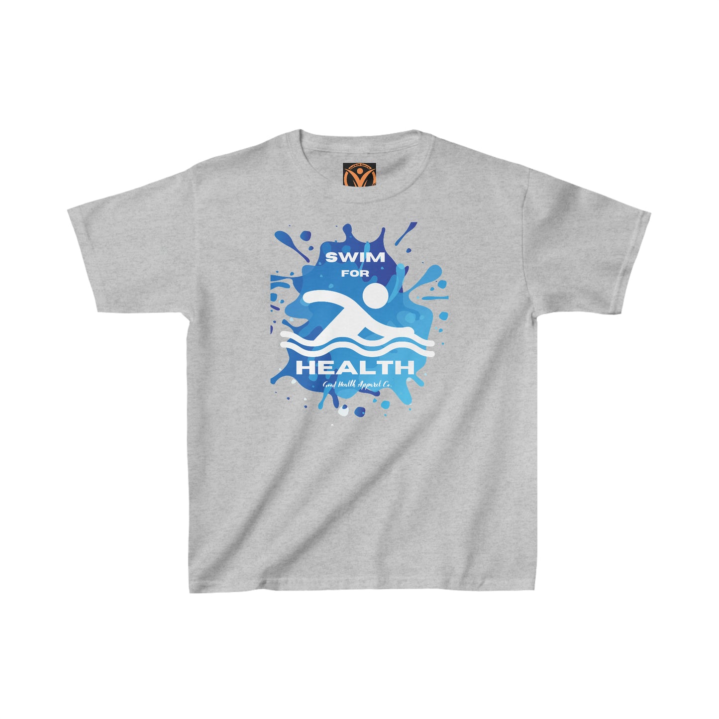 Health Matters Big Splash "Swim for Health" Kids Heavy Cotton™ tee