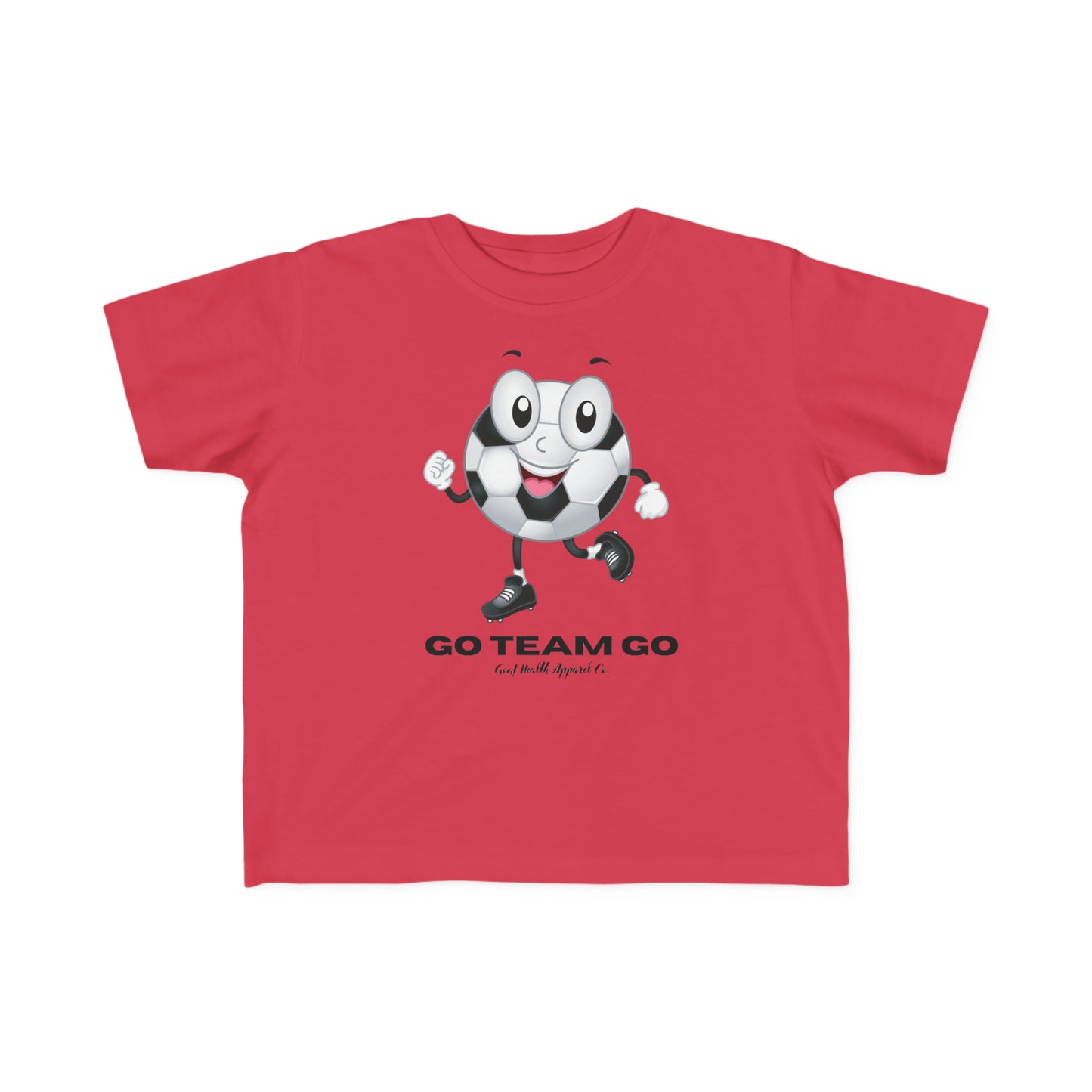 Health Matters Soccer "GO Team GO" Toddler's Fine Jersey Tee