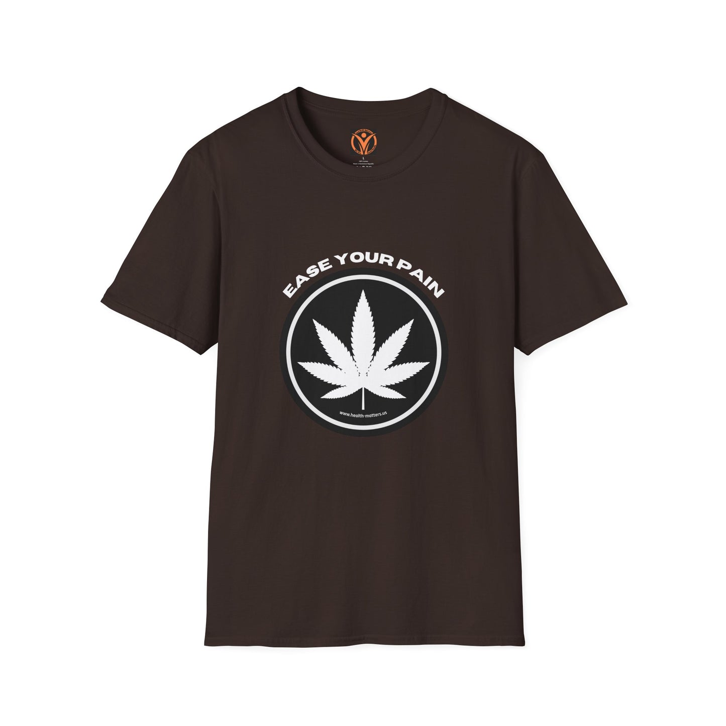 Health Matters Ease Your Pain THC Cannabis Unisex Soft Style T-Shirt