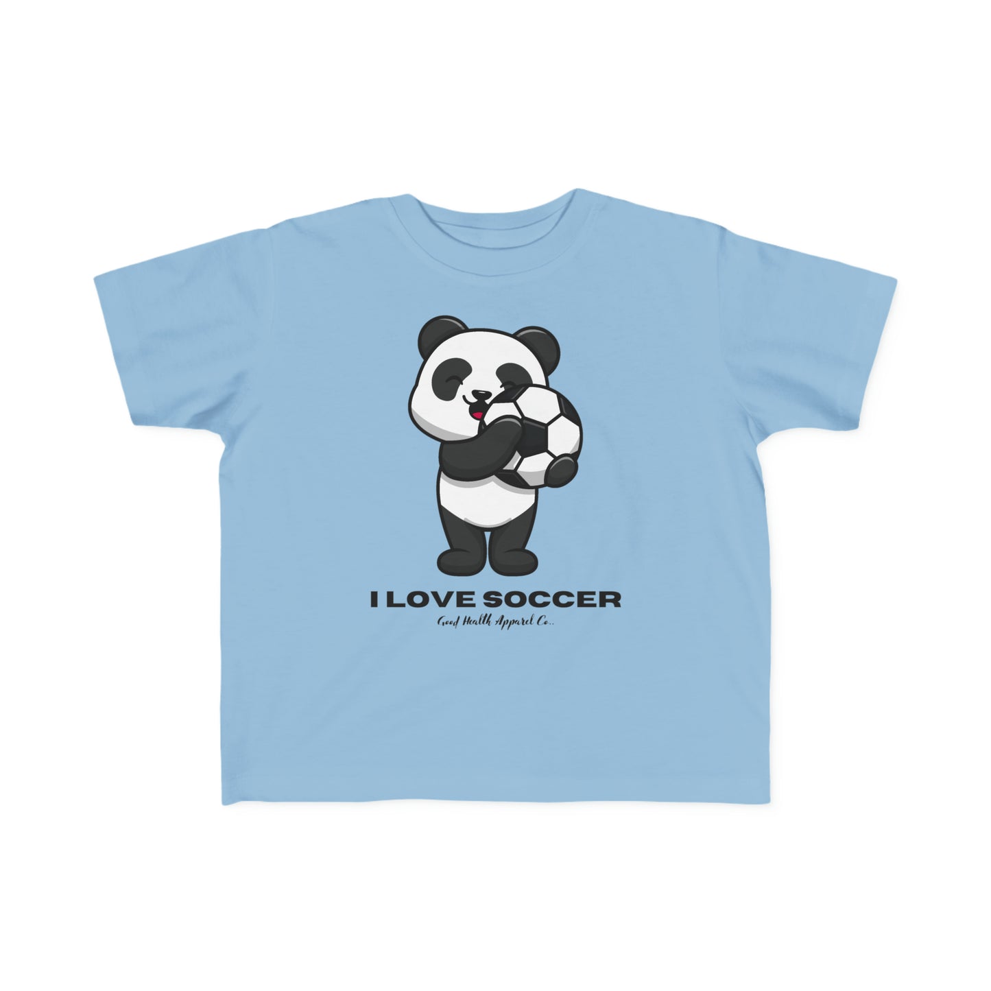 Health Matters I LOVE SOCCER Toddler's Fine Jersey Tee