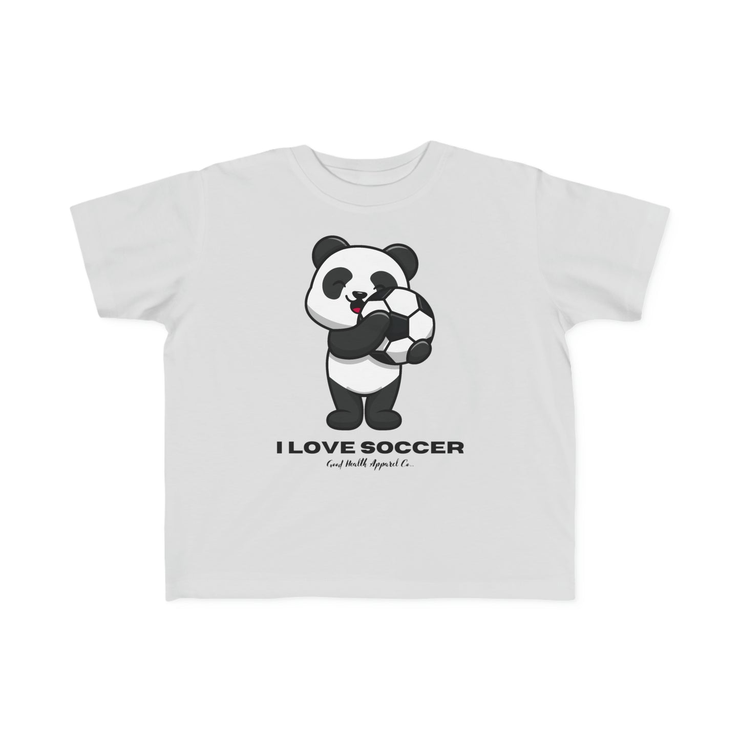 Health Matters I LOVE SOCCER Toddler's Fine Jersey Tee