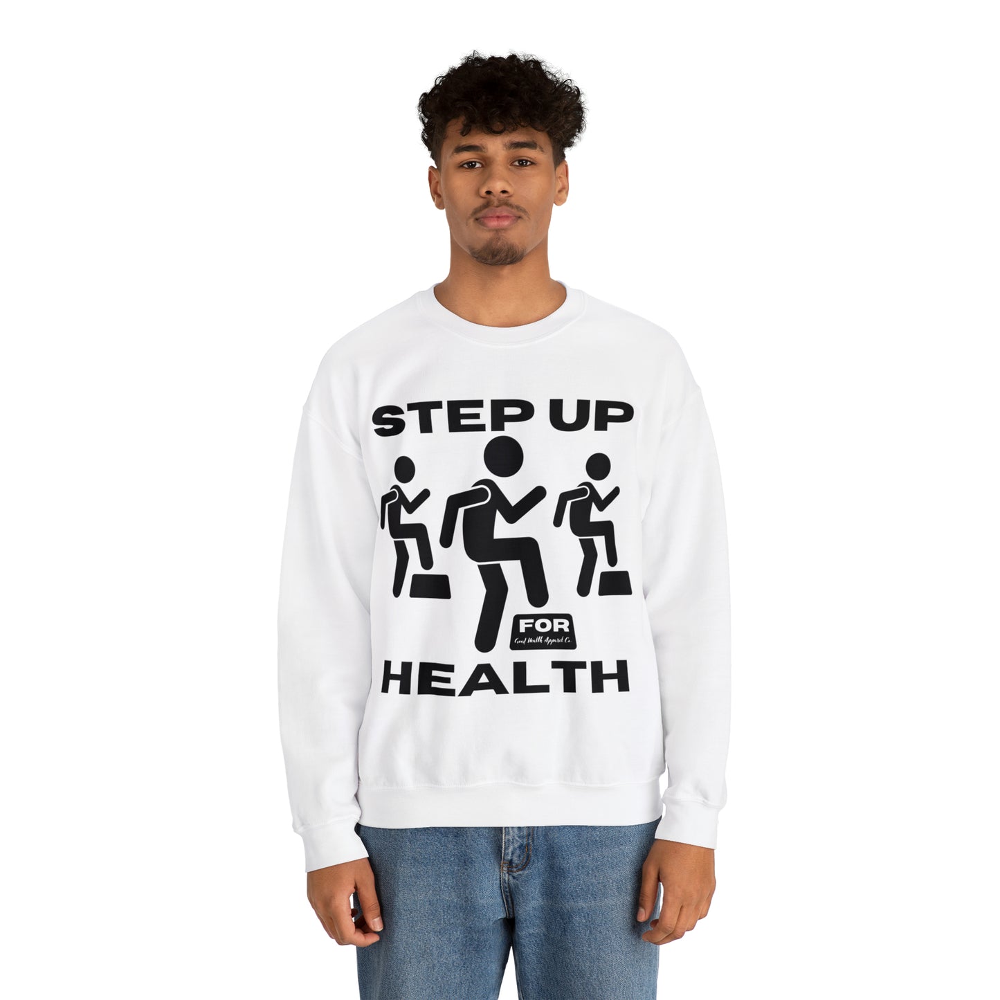 Health Matters Step Up for Health Unisex Heavy Blend™ Crewneck Sweatshirt