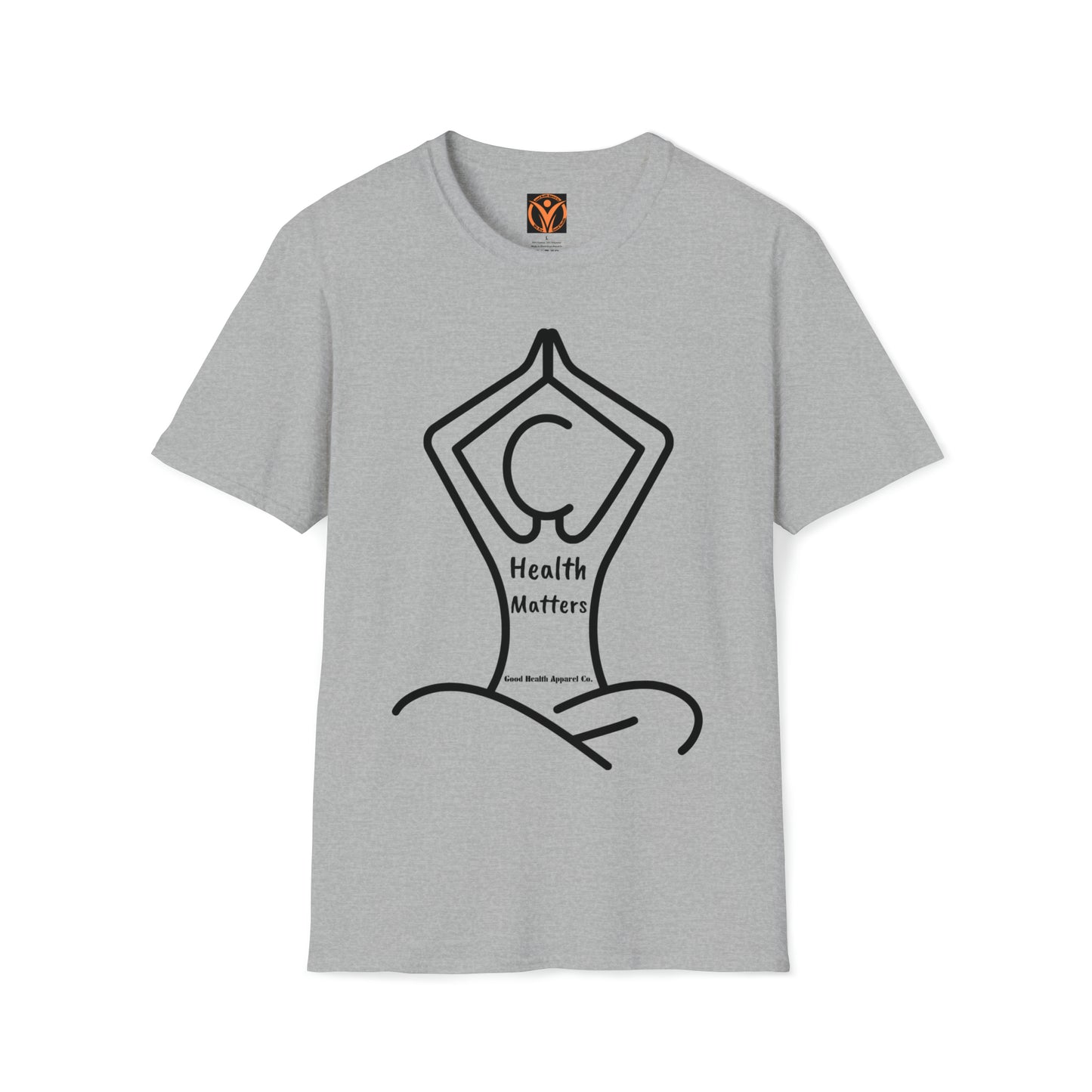 Health Matters Calming Yoga Unisex Soft Style T-Shirt