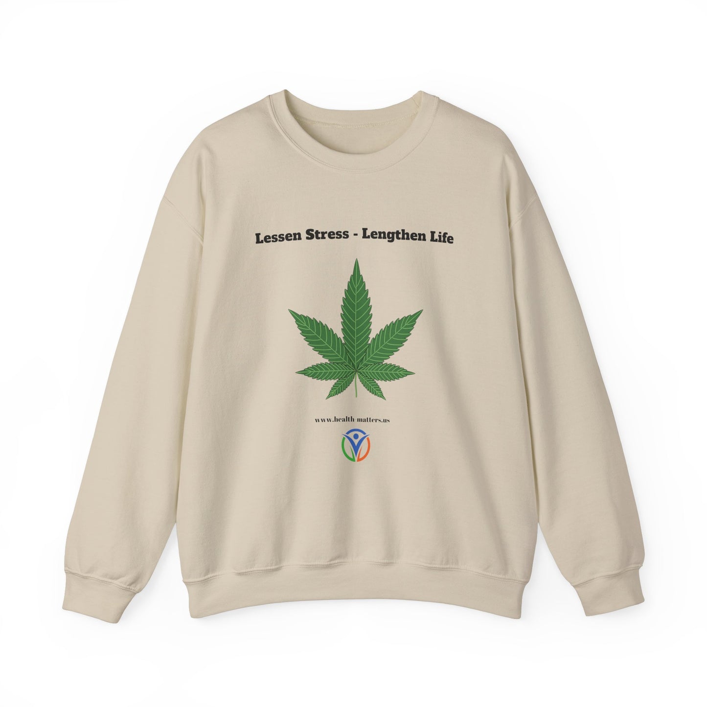 Health Matters Unisex Heavy Blend™ Cannabis Crewneck Sweatshirt