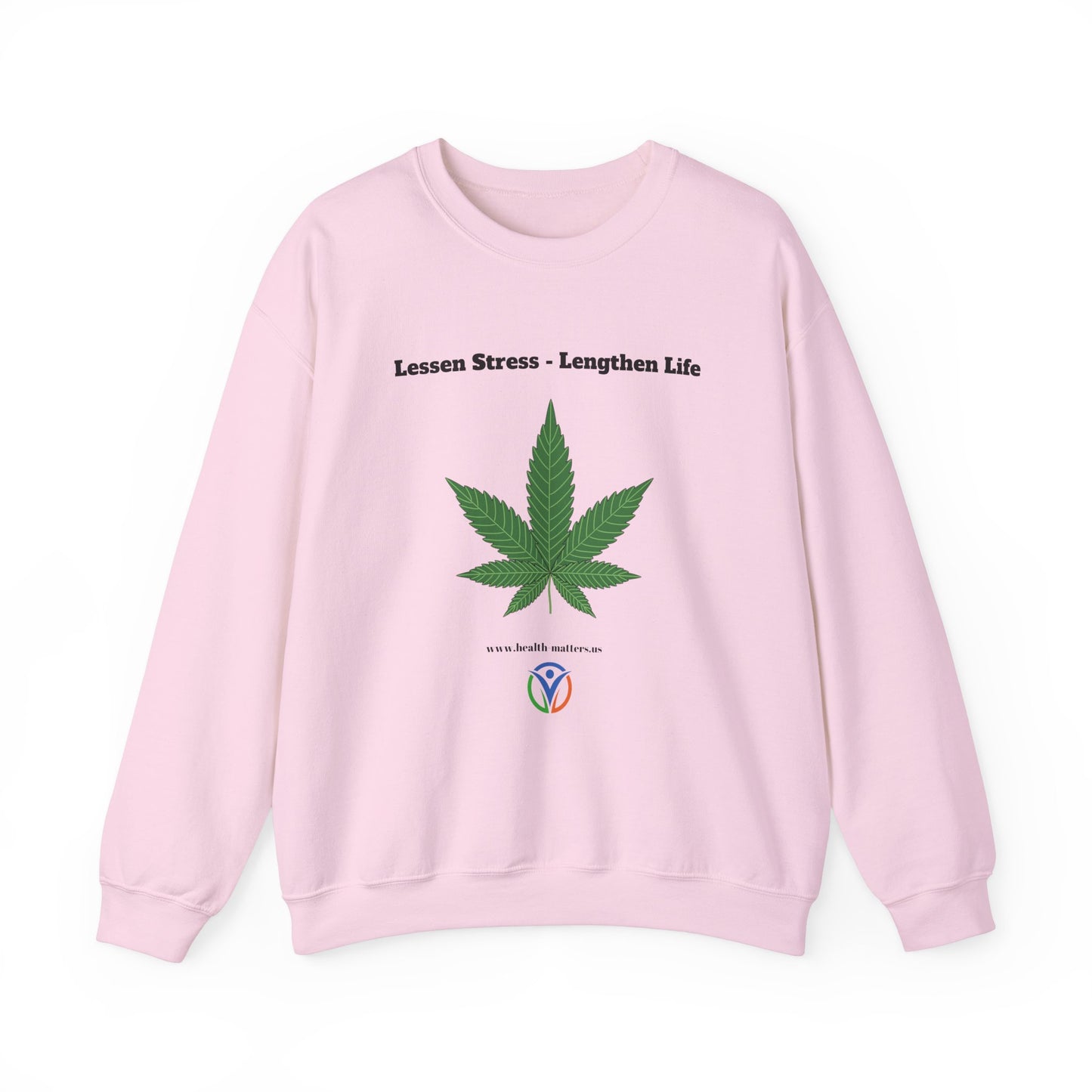 Health Matters Unisex Heavy Blend™ Cannabis Crewneck Sweatshirt