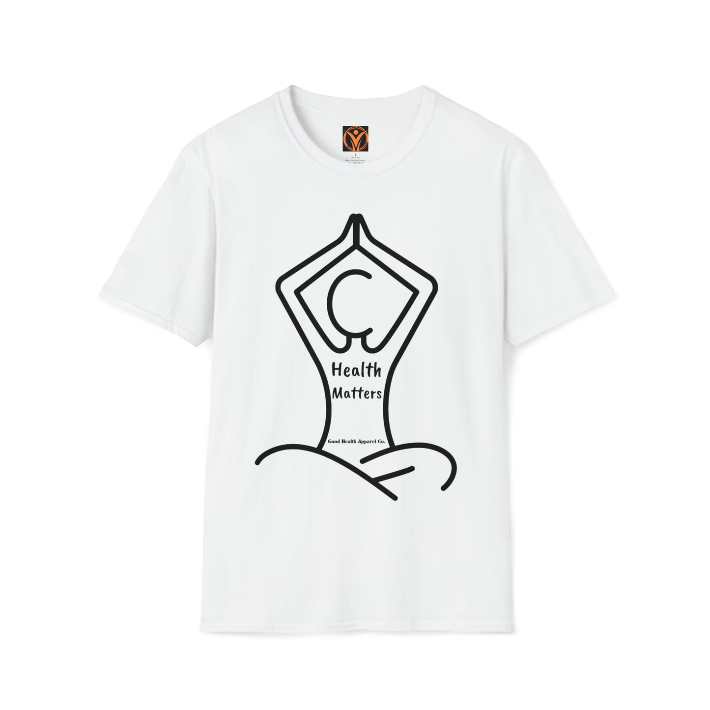 Health Matters Calming Yoga Unisex Soft Style T-Shirt