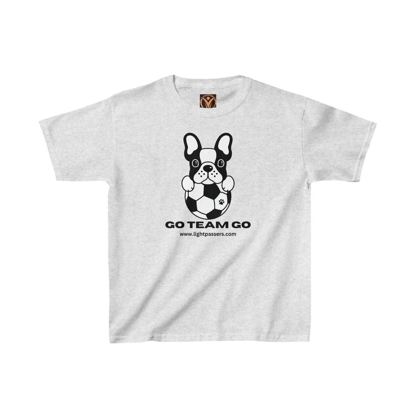 Health Matters Soccer "Go Team Go & Dog Kids Heavy Cotton™ Tee