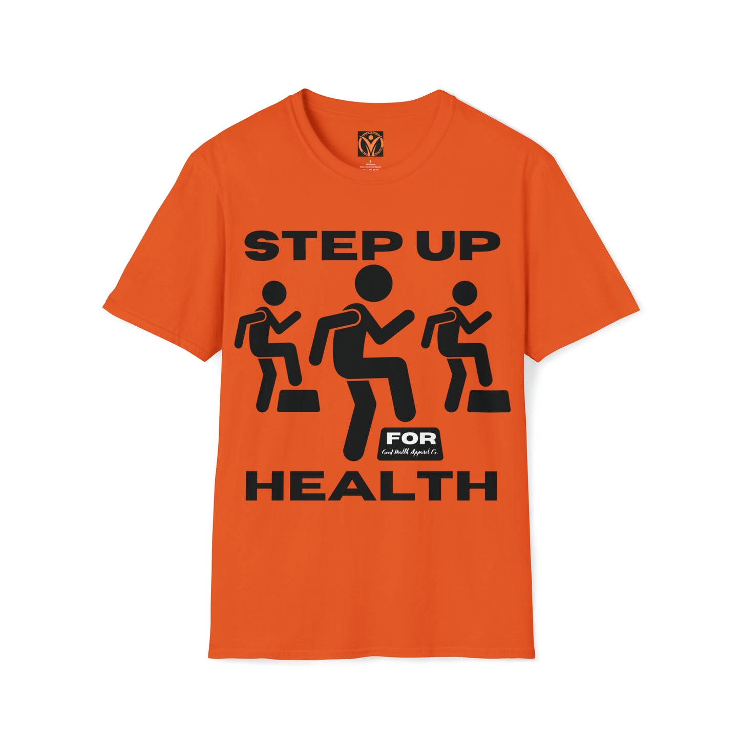 Health Matters Step Up For Health  Unisex Soft Style T-Shirt.