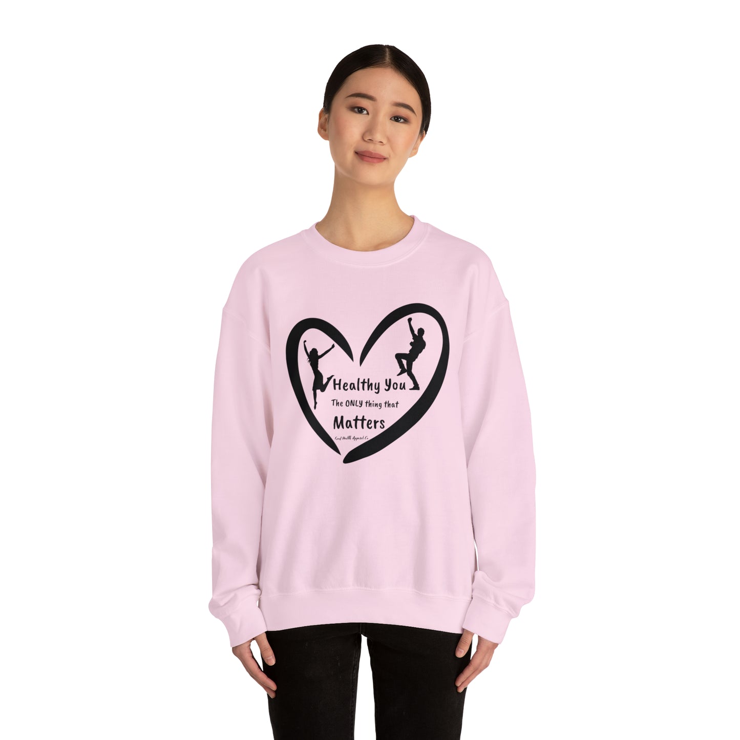 Health Matters Healthy You Unisex Heavy Blend™ Crewneck Sweatshirt