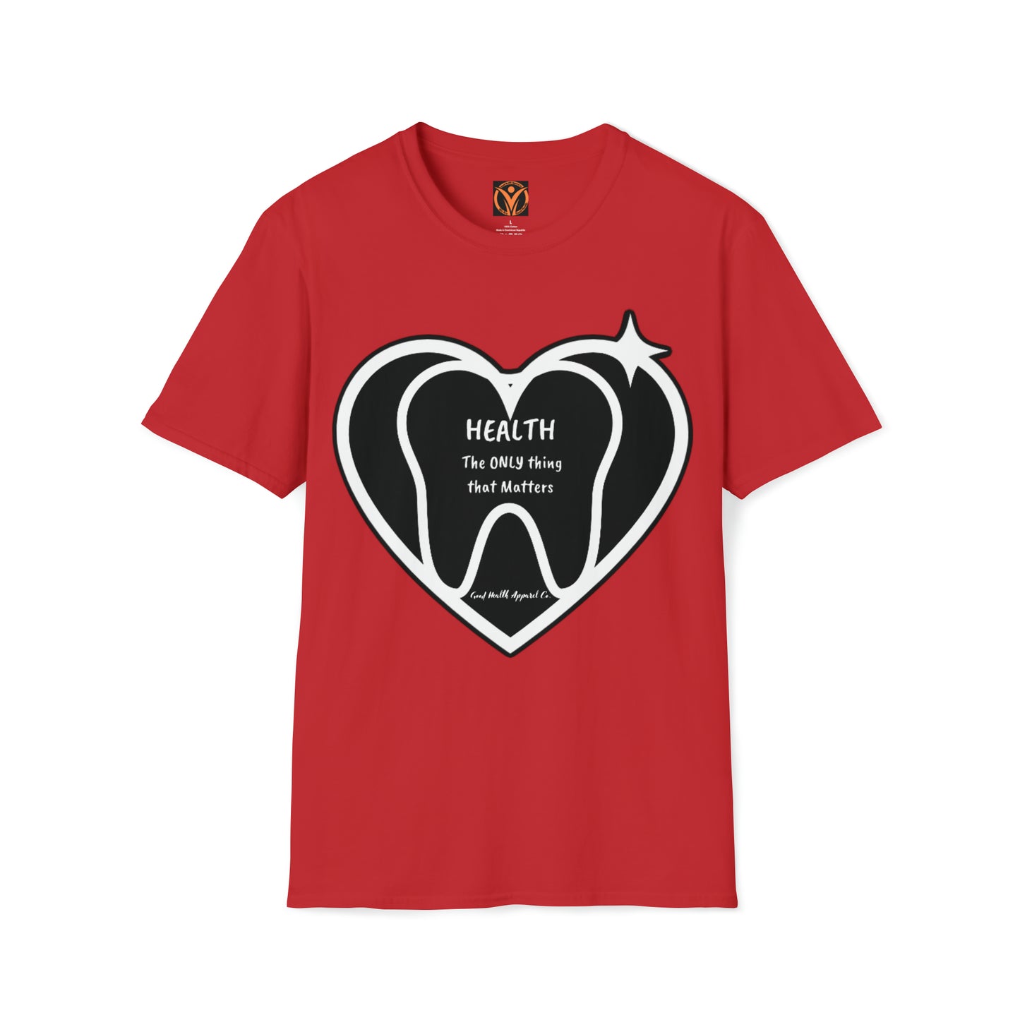 Health Matters Healthy Teeth Unisex Soft Cotton Tee