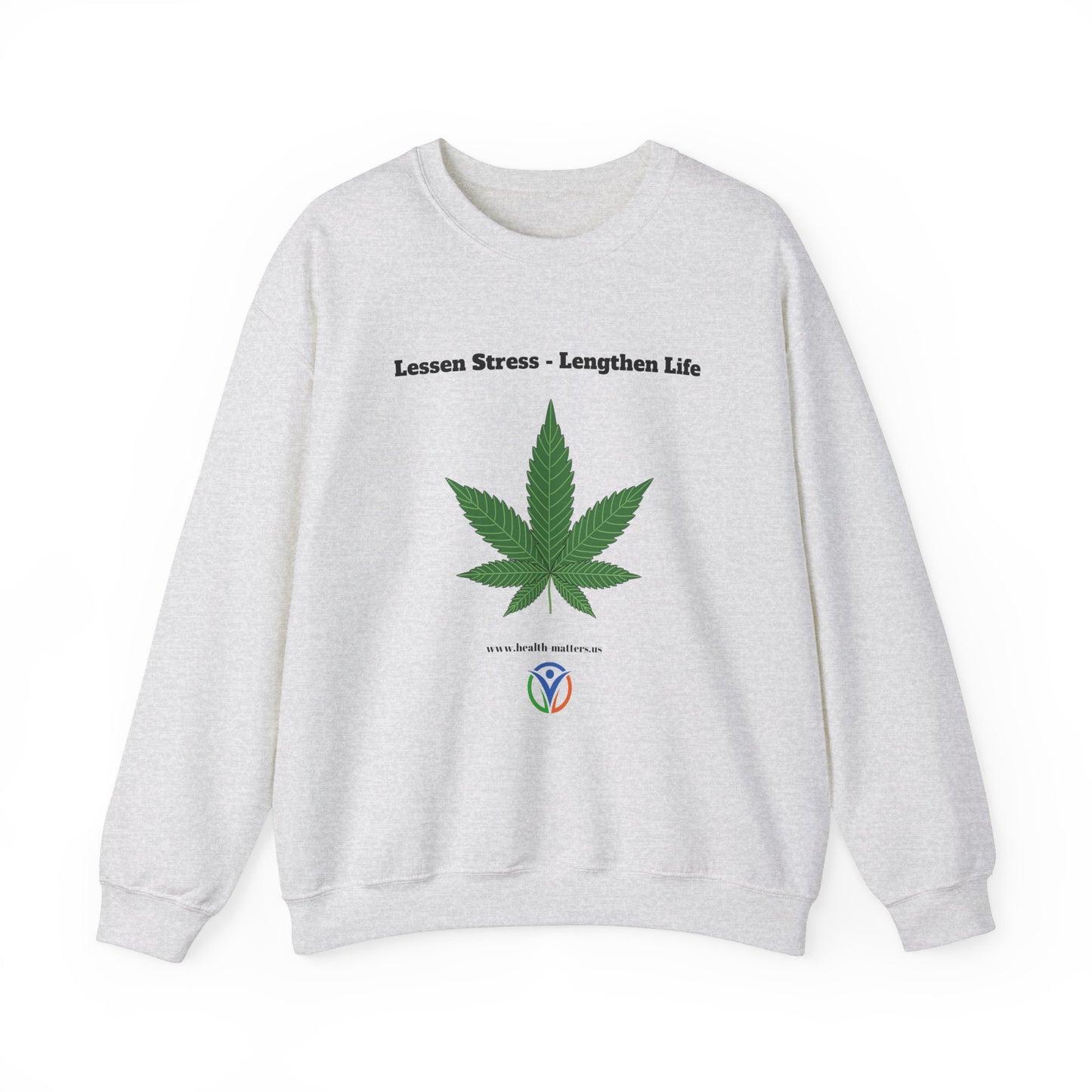 Health Matters Unisex Heavy Blend™ Cannabis Crewneck Sweatshirt