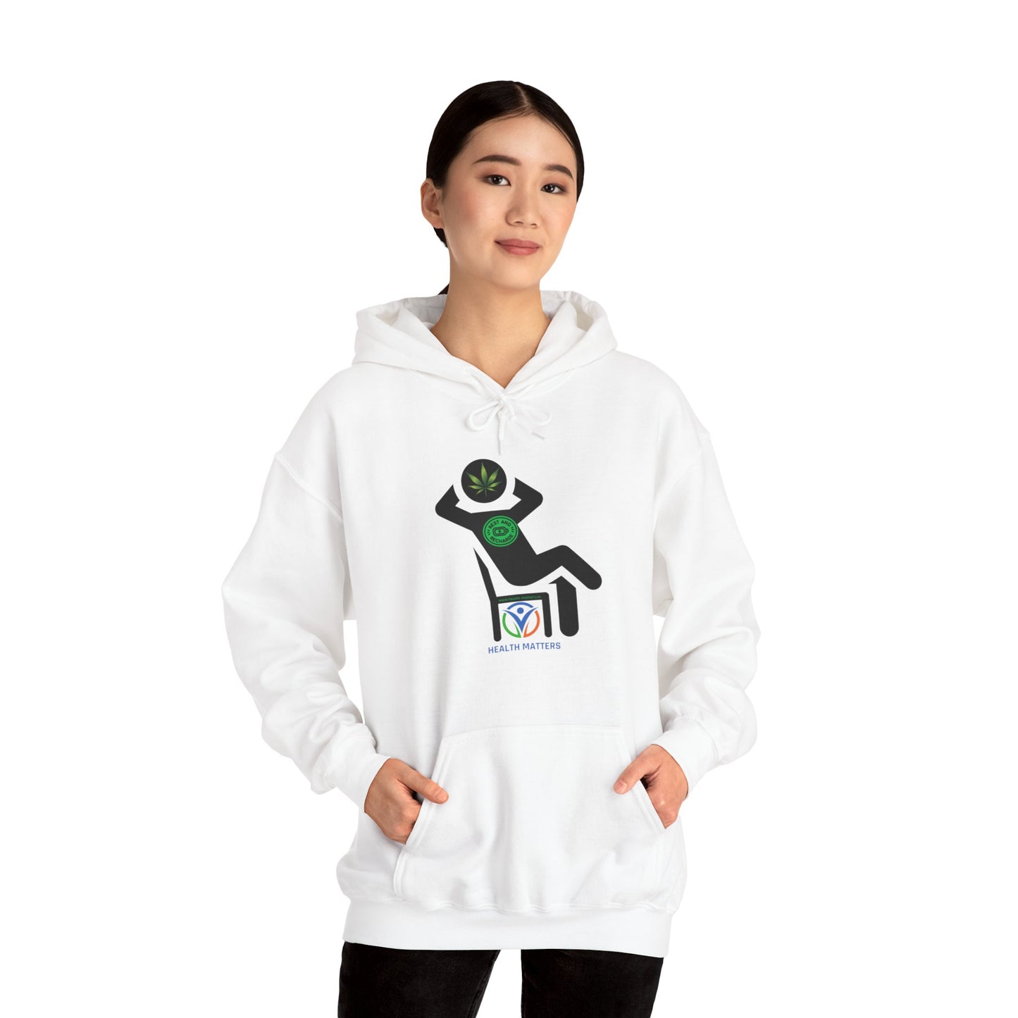 Health Matters Cannabis Unisex Heavy Blend™ Hooded Sweatshirt