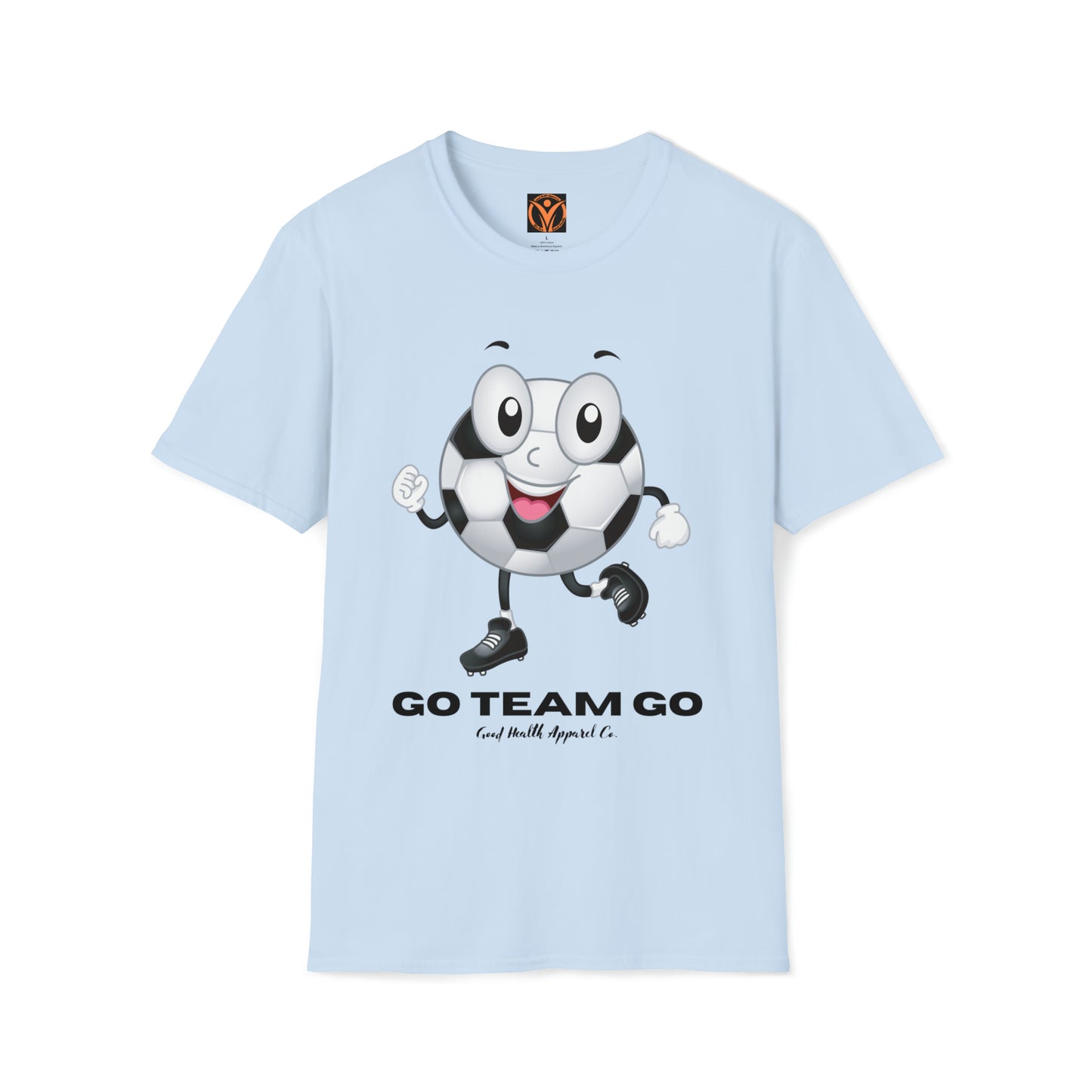 Health Matters Soccer "GO TEAM GO" Unisex Soft Style T-Shirt