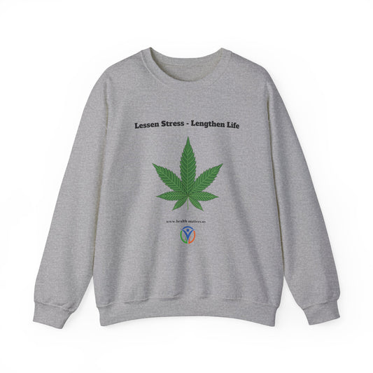 Health Matters Unisex Heavy Blend™ Cannabis Crewneck Sweatshirt