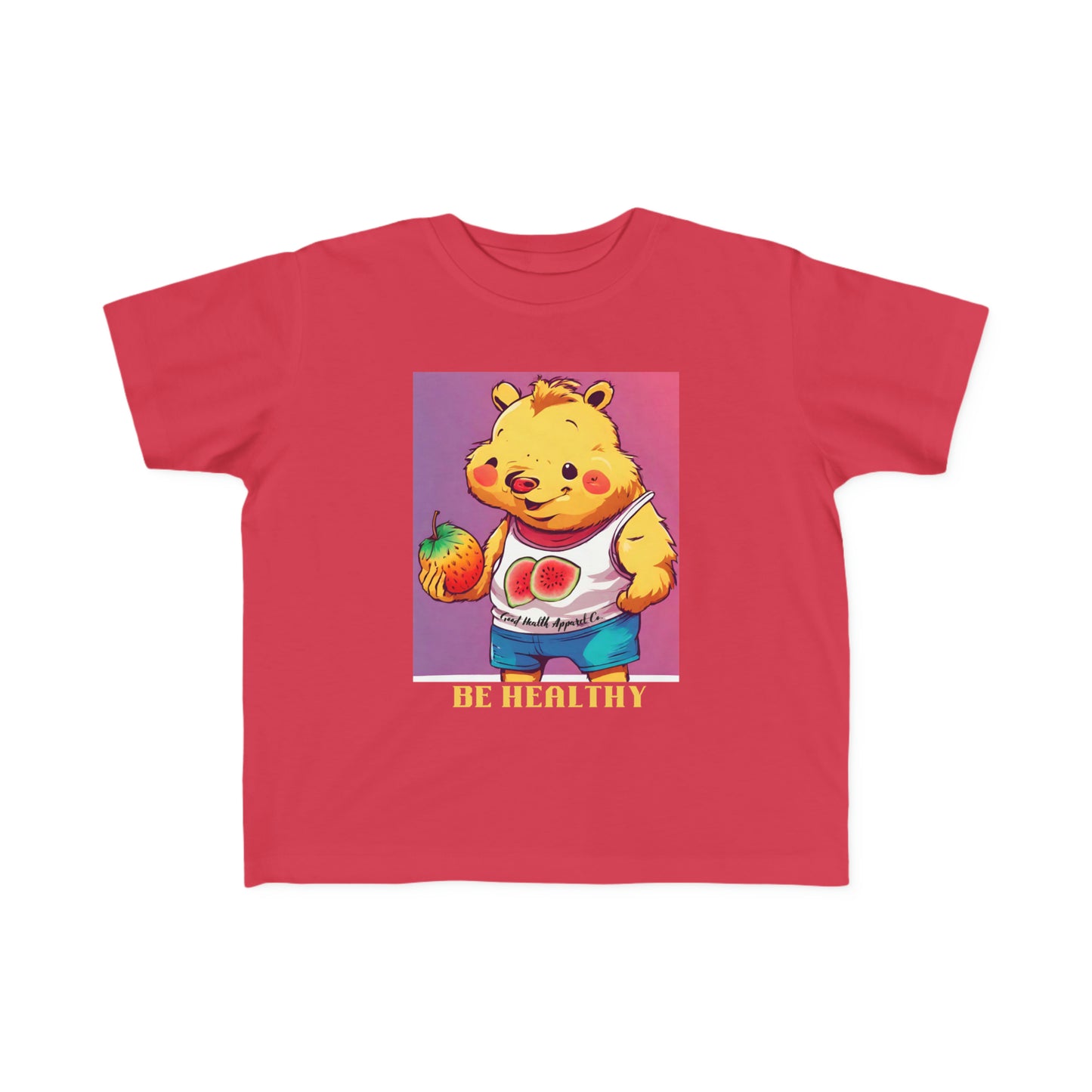 Health Matters "Be Healthy" Toddler's Fine Jersey Tee