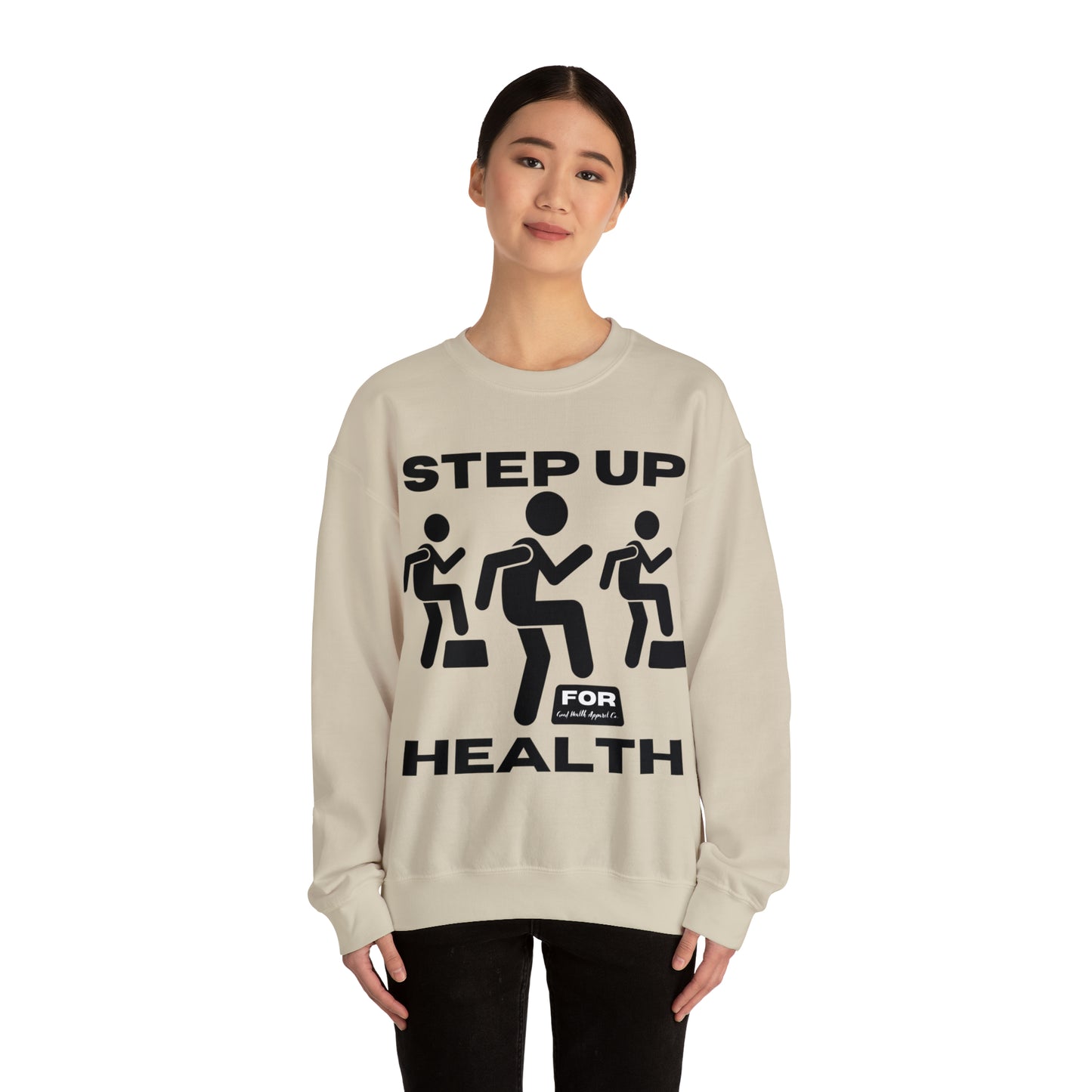 Health Matters Step Up for Health Unisex Heavy Blend™ Crewneck Sweatshirt