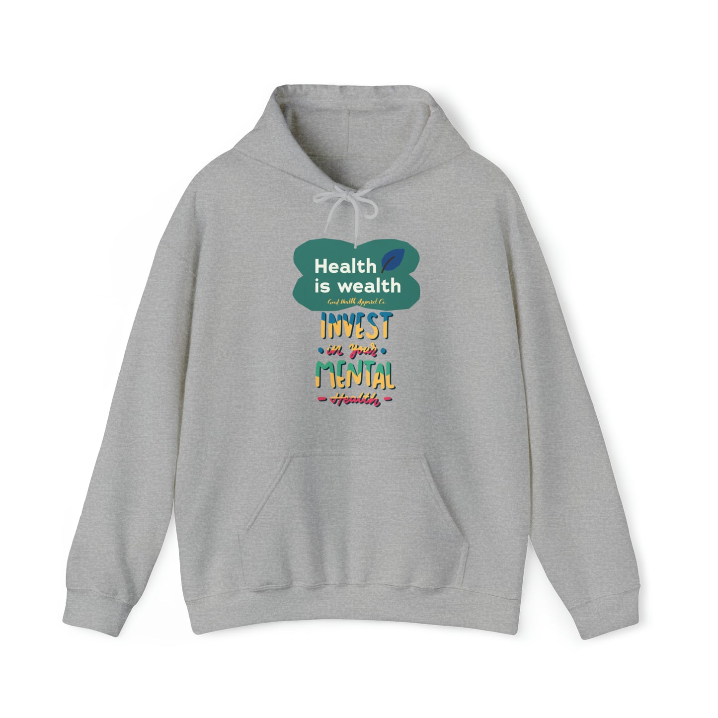 Health Matters  Invest in your Mental Health Unisex Heavy Blend™ Hooded Sweatshirt