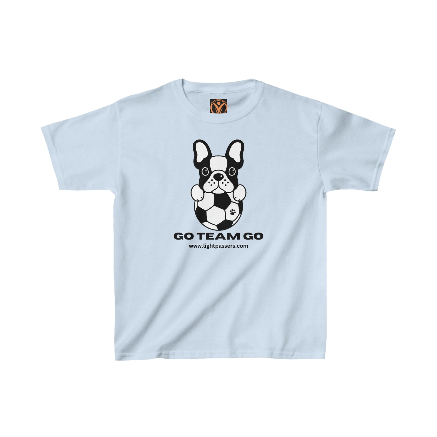 Health Matters Soccer "Go Team Go & Dog Kids Heavy Cotton™ Tee