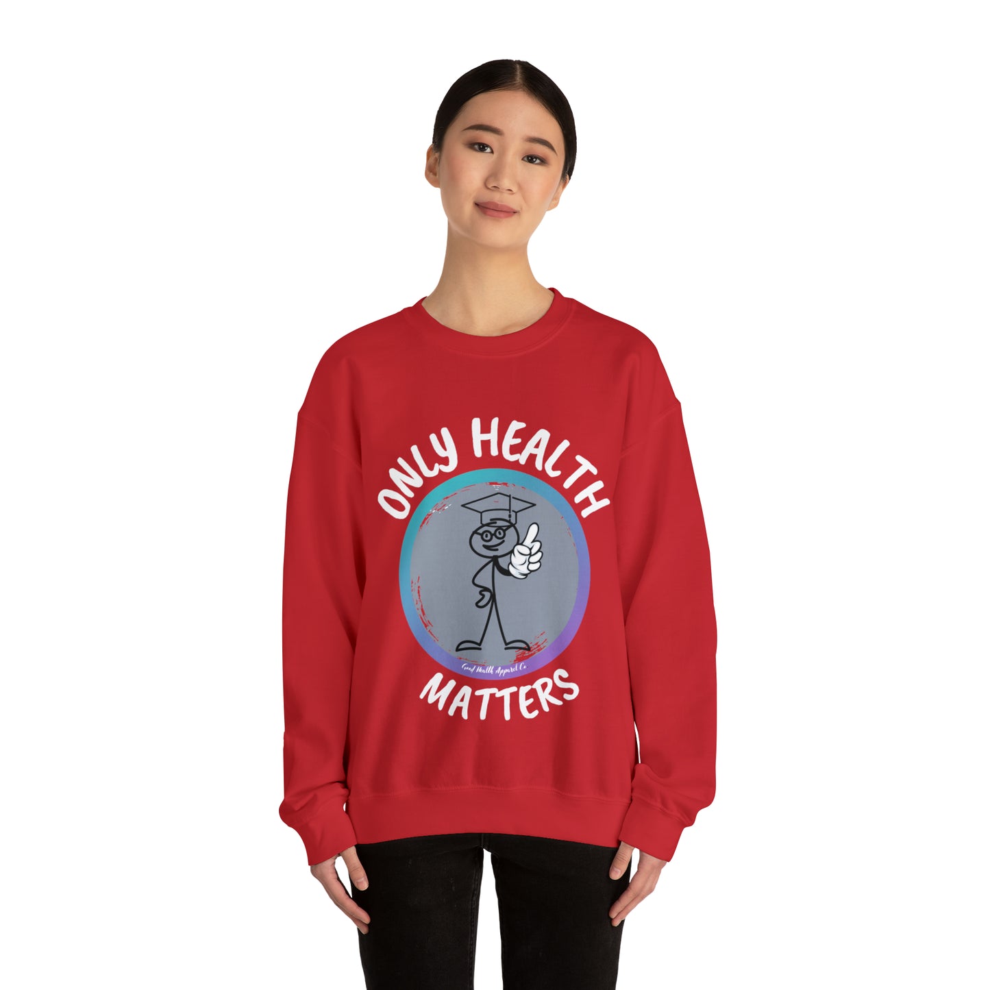 Health Matters Only Health Matters Unisex Heavy Blend™ Crewneck Sweatshirt