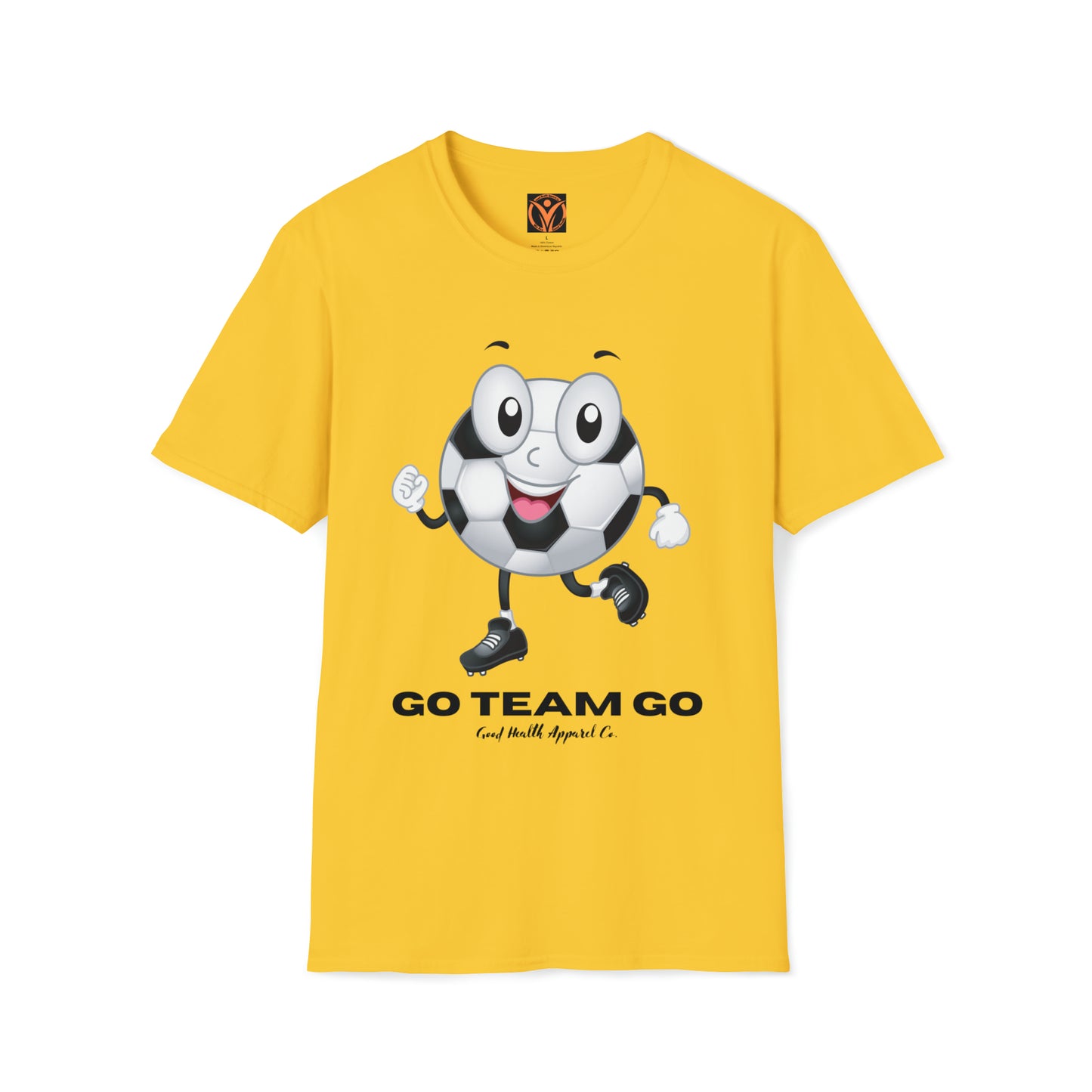 Health Matters Soccer "GO TEAM GO" Unisex Soft Style T-Shirt